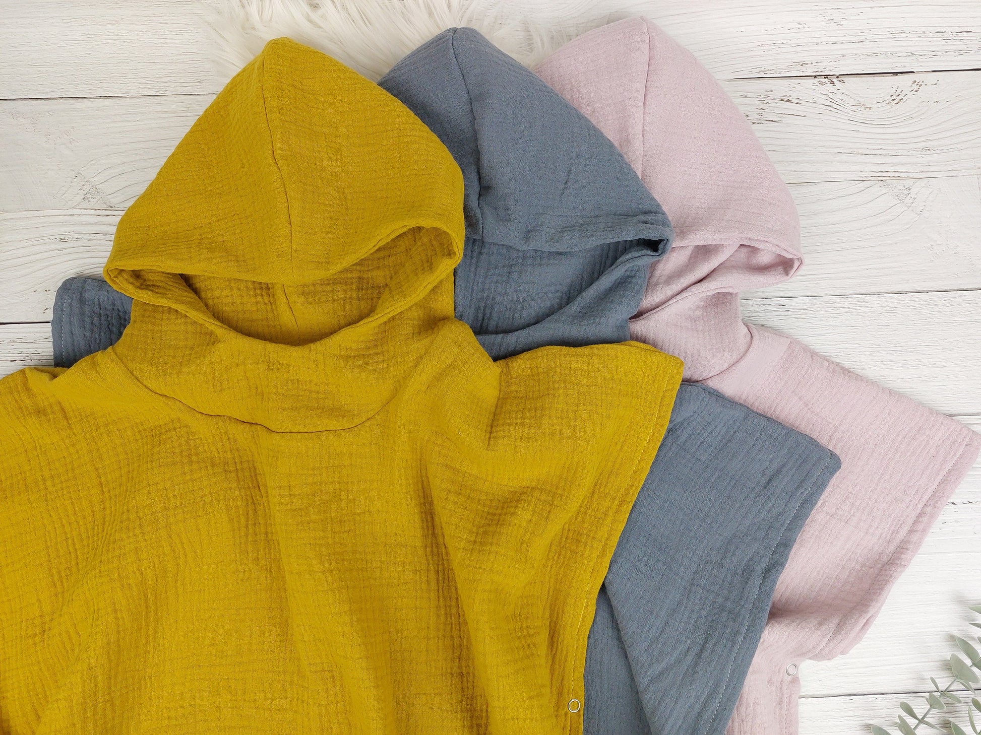 Badeponcho Musselin • 1 bis 12 Jahre