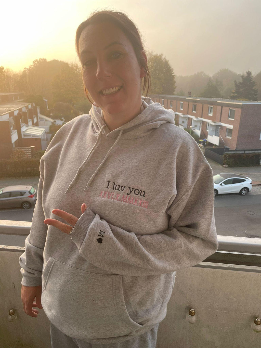 Partner Hoodie • personalisiert mit Namen & Datum • 10 € Rabatt bei 2 Stück