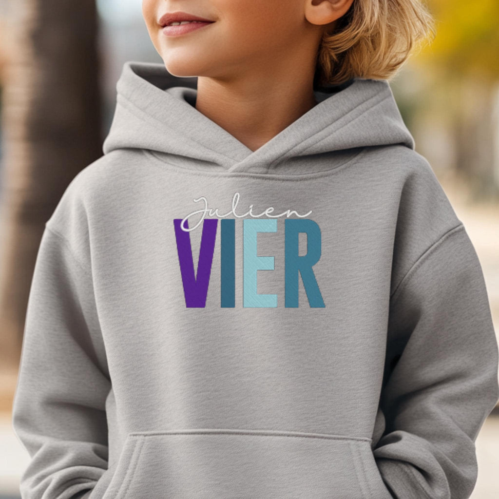 Geburtstags-Hoodie • Name & Zahl