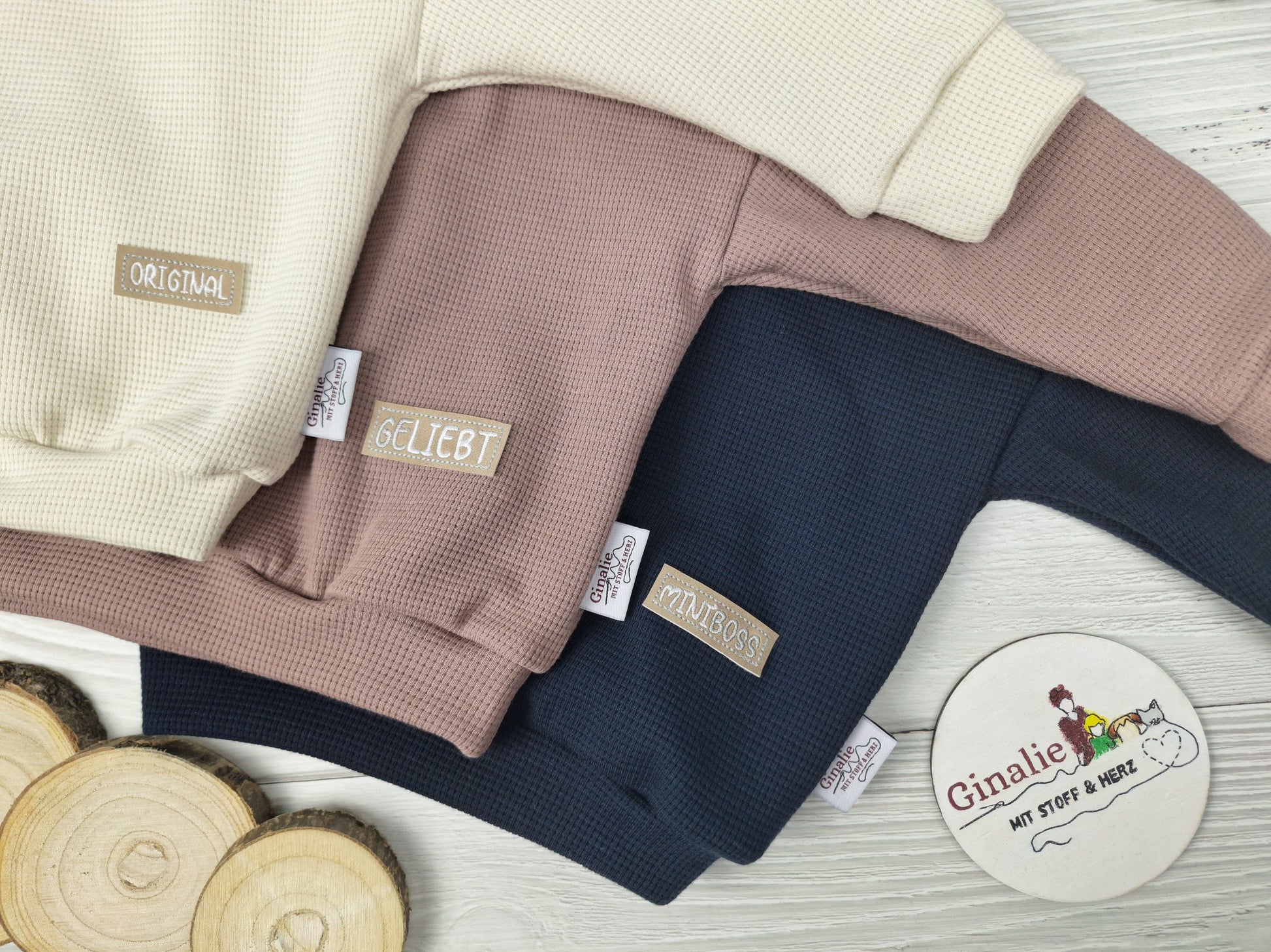 Oversize Pullover • Waffeljersey