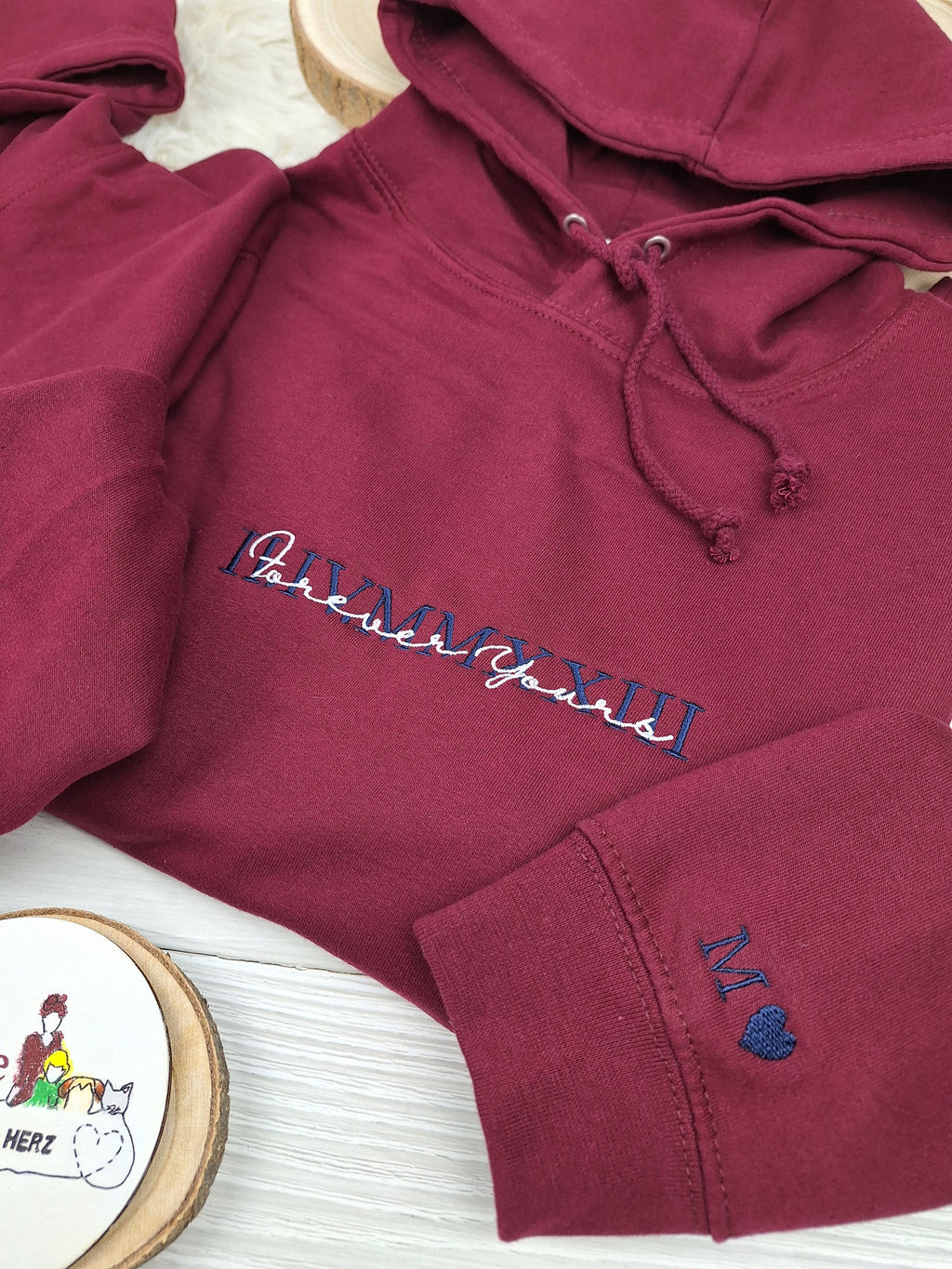 Personalisierter Pärchen Hoodie