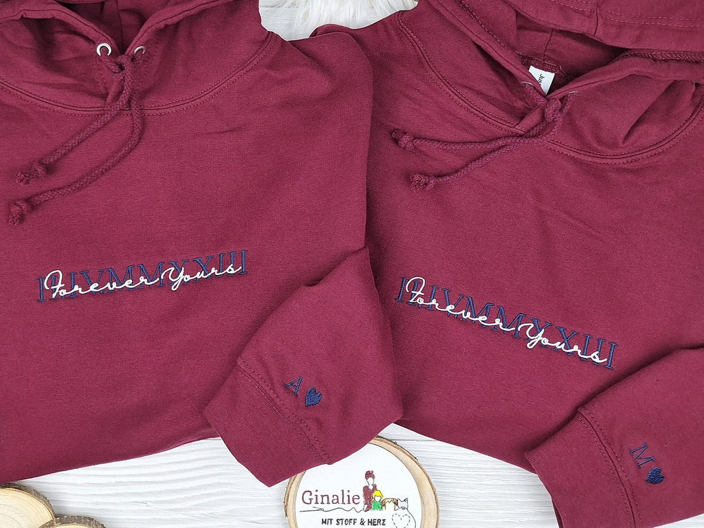 Personalisierter Pärchen Hoodie