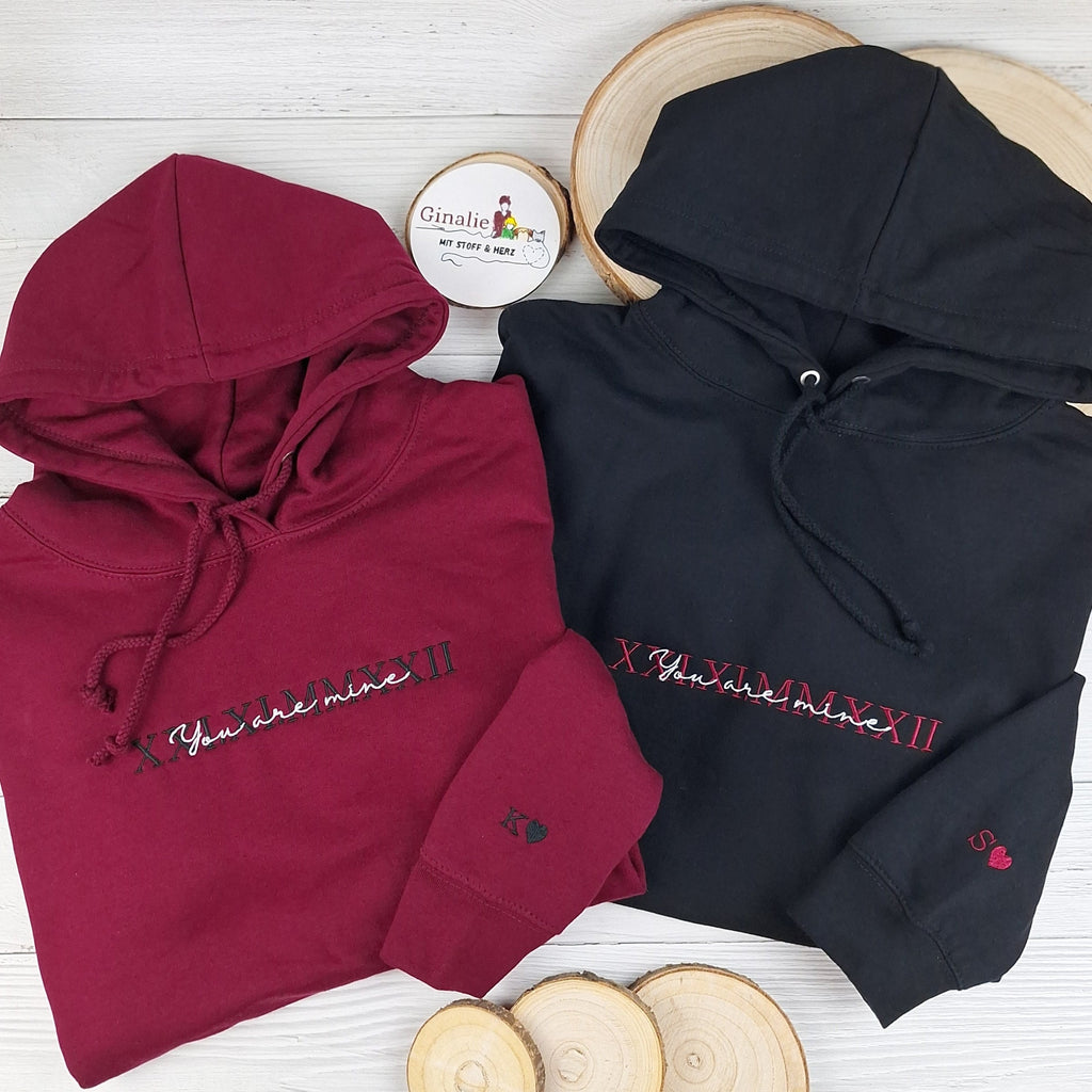 Personalisierter Pärchen Hoodie