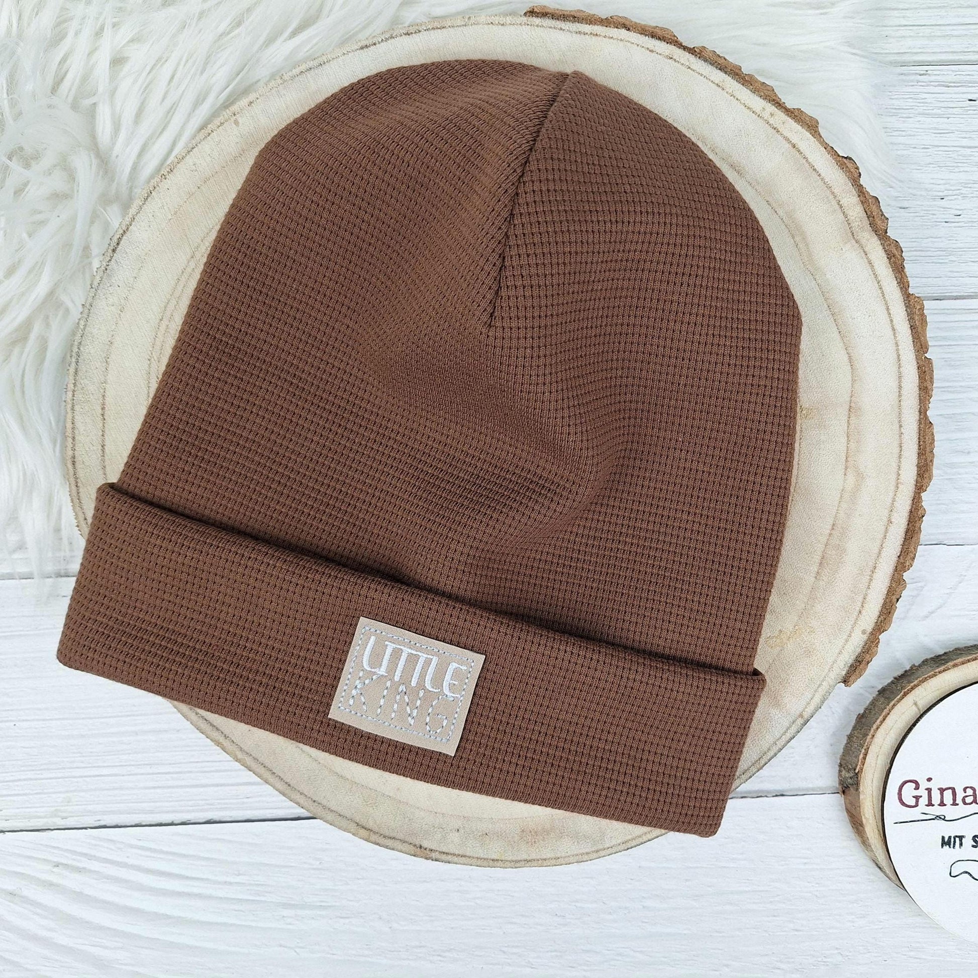 Beanie & Loop Set • Waffeljersey für Kinder & Erwachsene