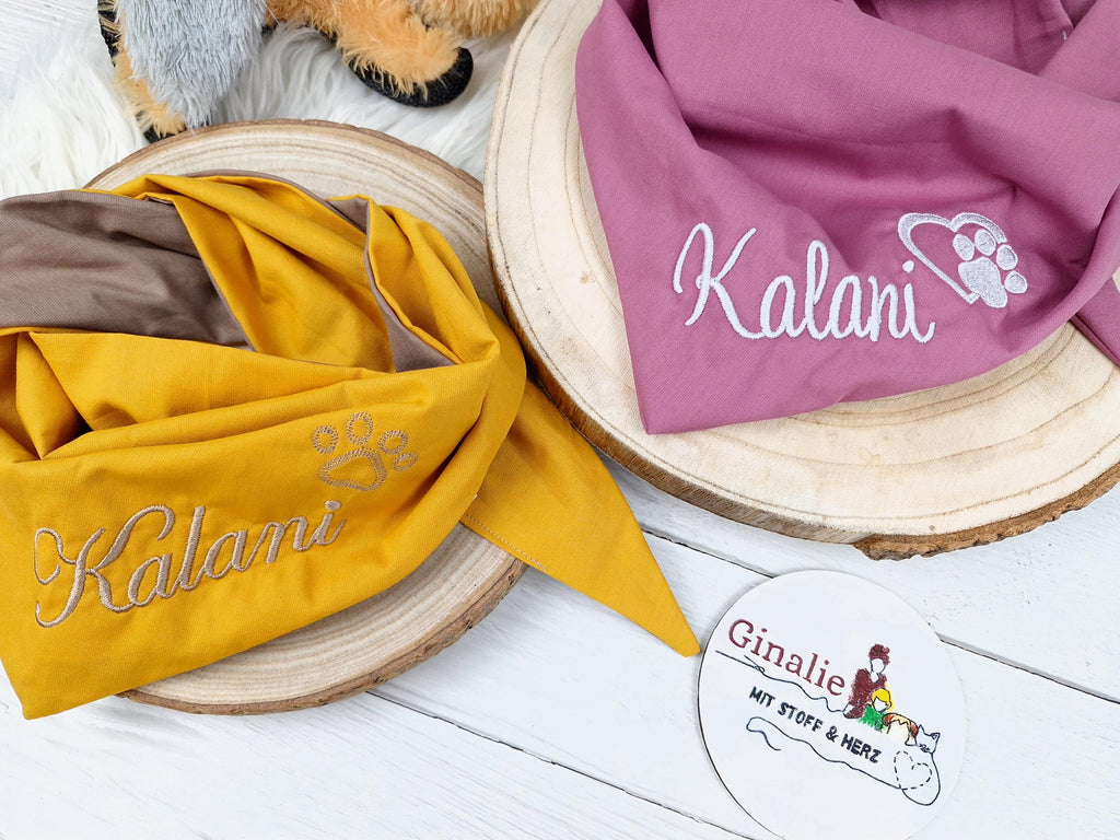 Personalisiertes Hundehalstuch • Wendbar