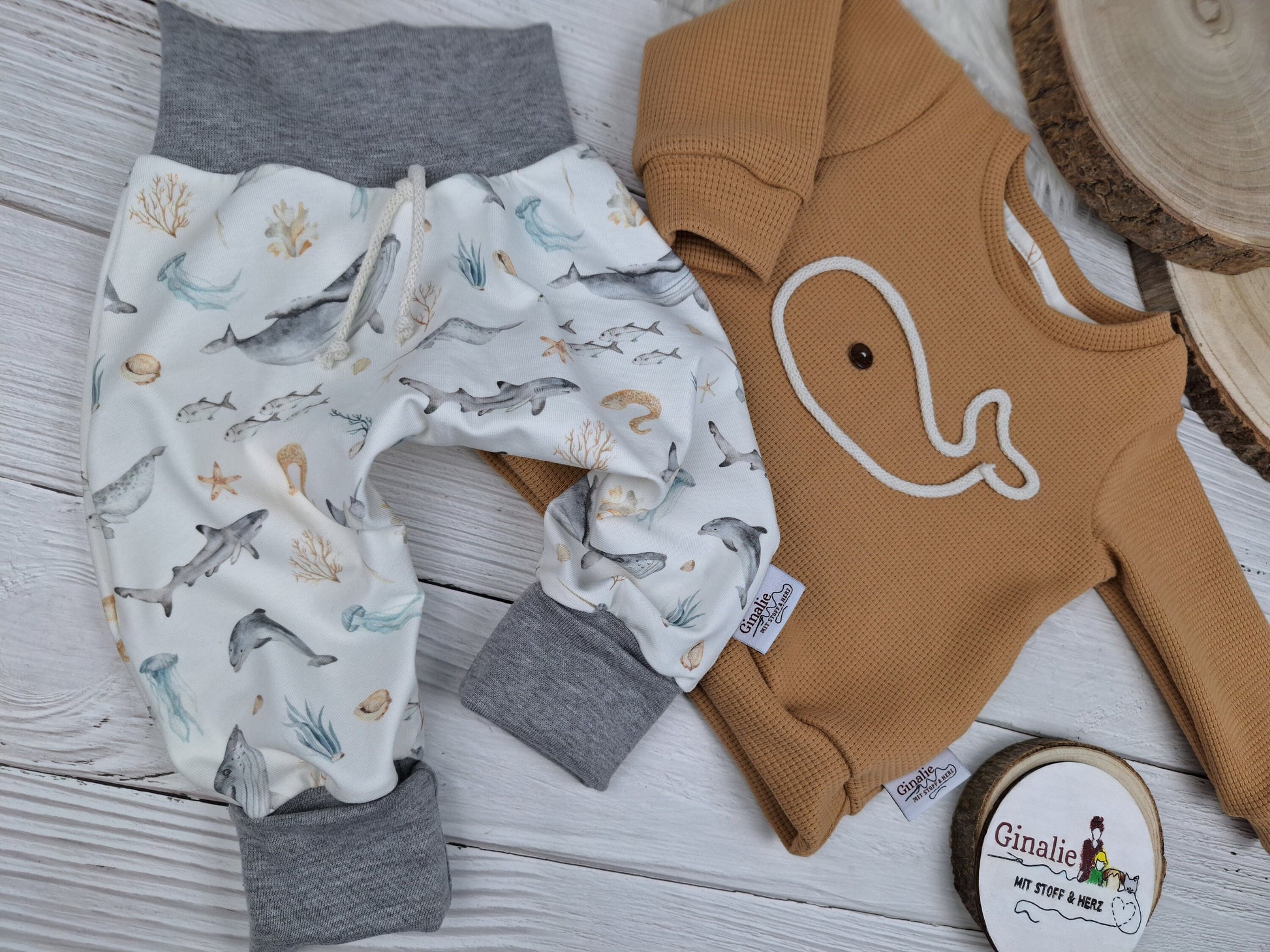 Meerestiere Set • Pullover & Hose