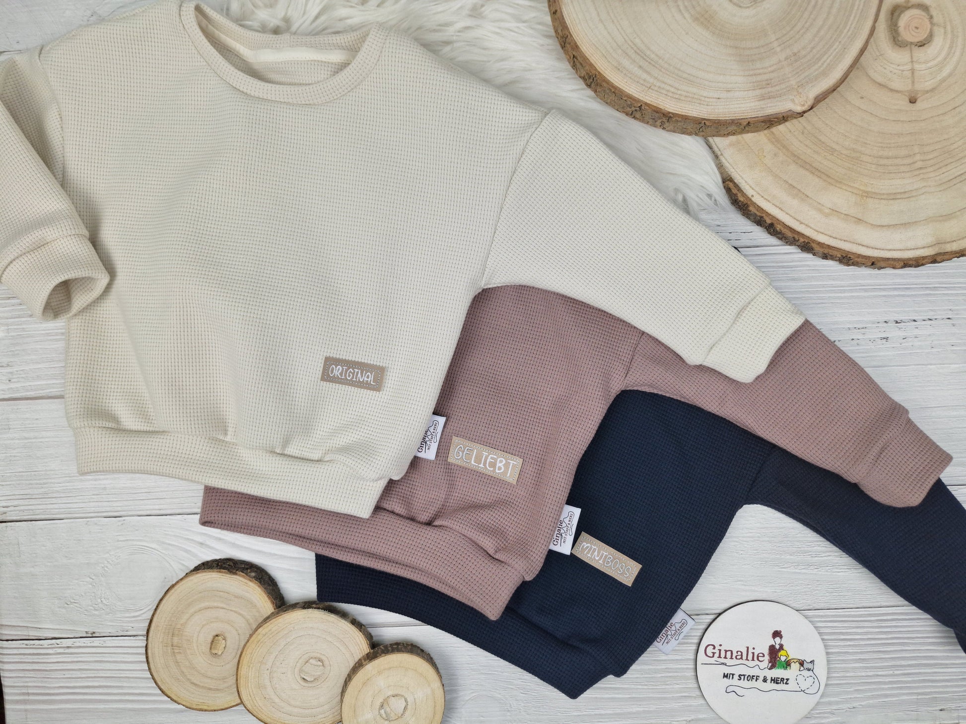Oversize Pullover • Waffeljersey
