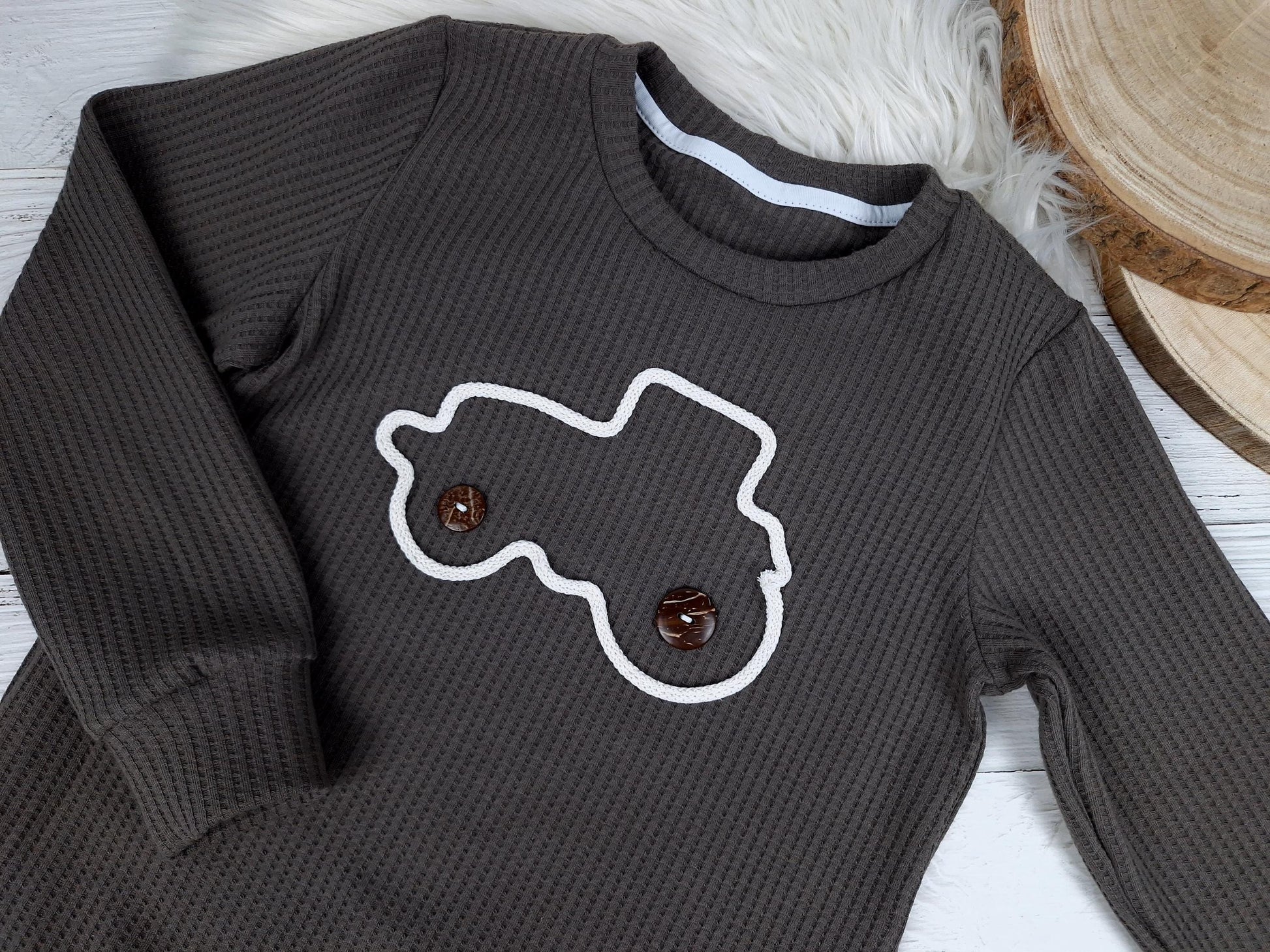 Pullover Traktor • Waffeljersey Baby & Kind
