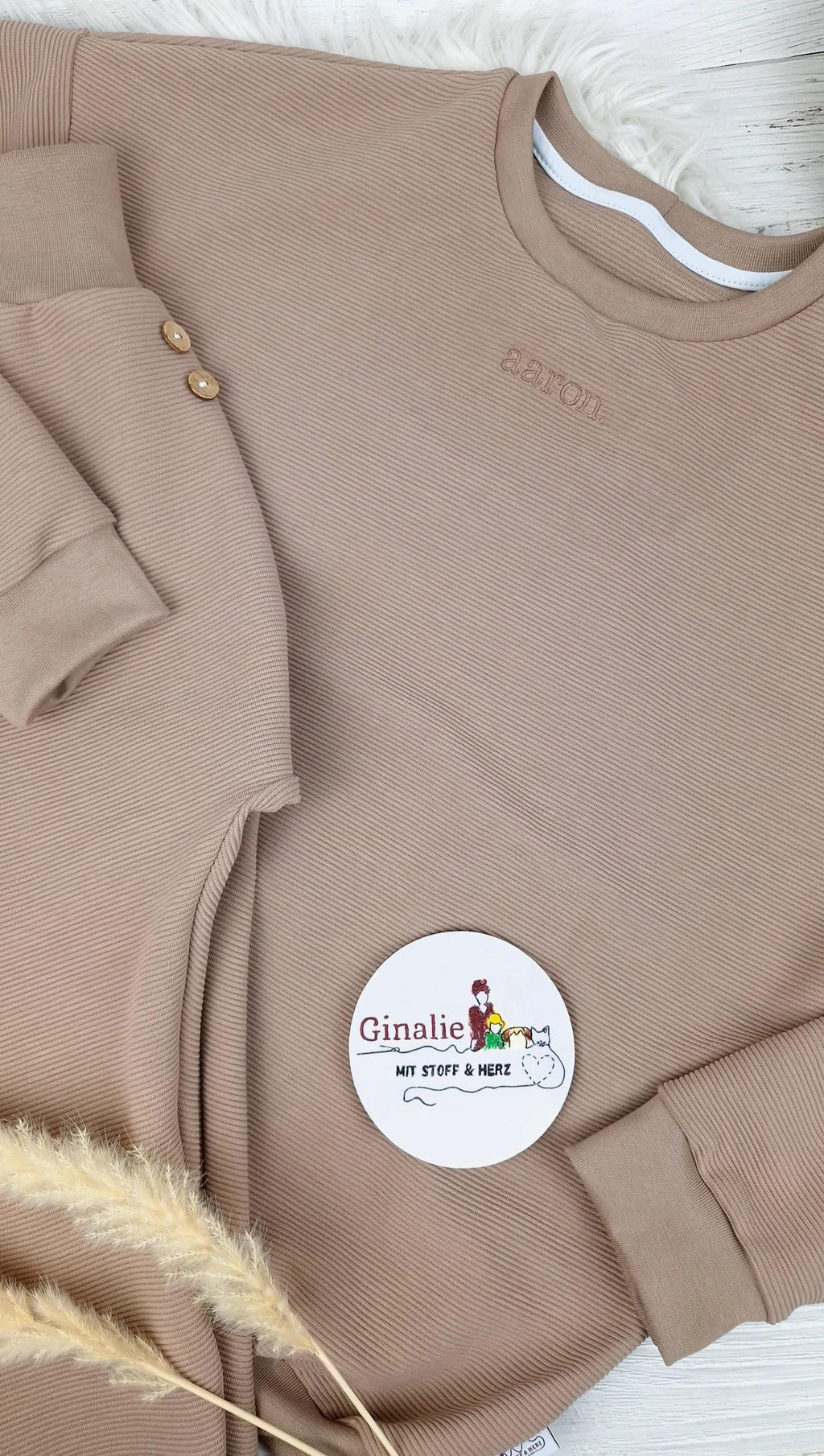 Set Oversize Pullover & Pumphose • mit Namen