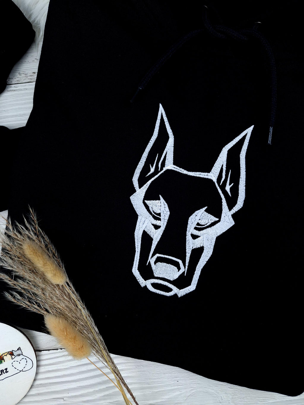 DOGFAM Hoodie HERMO • Unisex, handmade