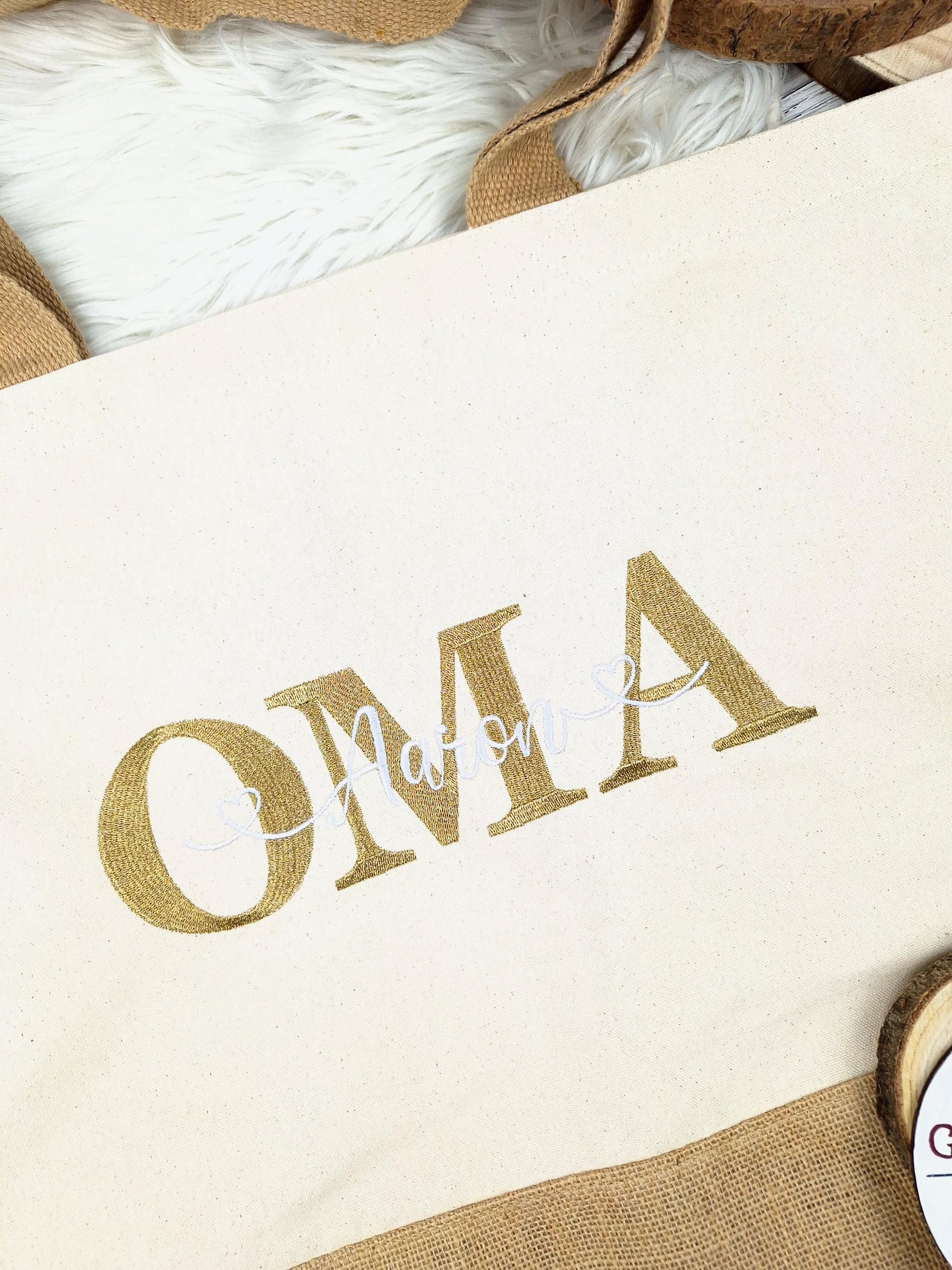 Personalisierte Jute-Tasche