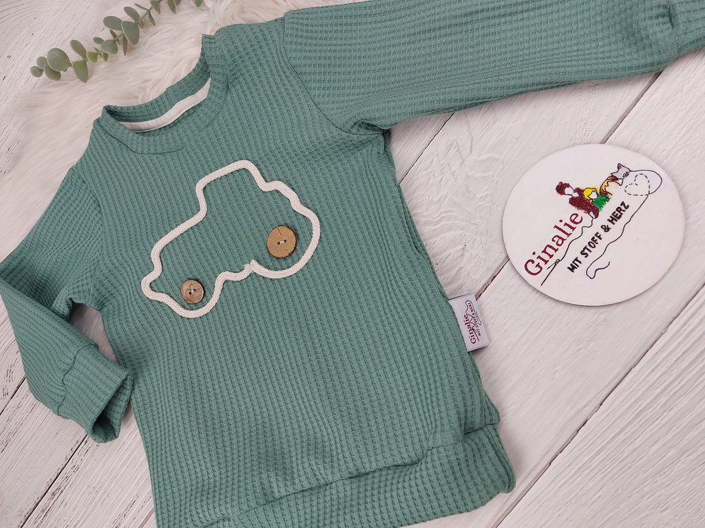 Pullover Traktor • Waffeljersey Baby & Kind