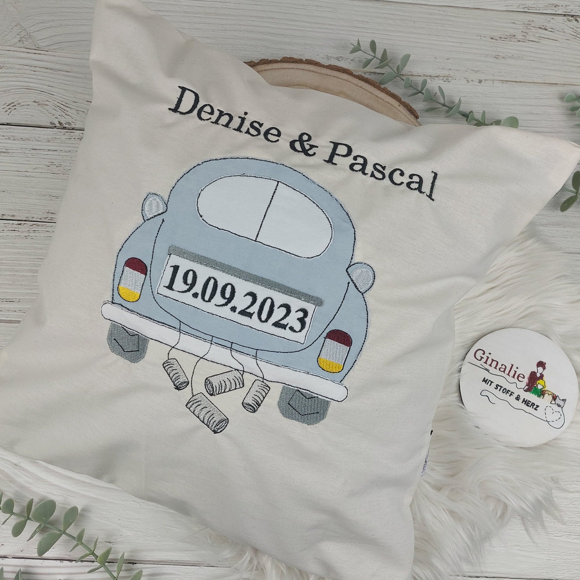 Hochzeitskissen mit Namen