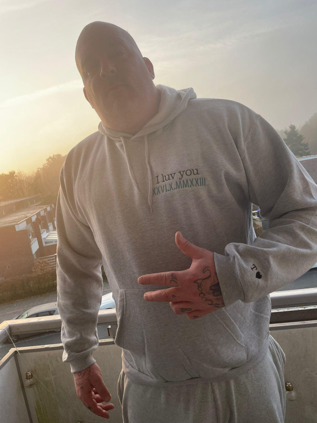 Partner Hoodie • personalisiert mit Namen & Datum • 10 € Rabatt bei 2 Stück