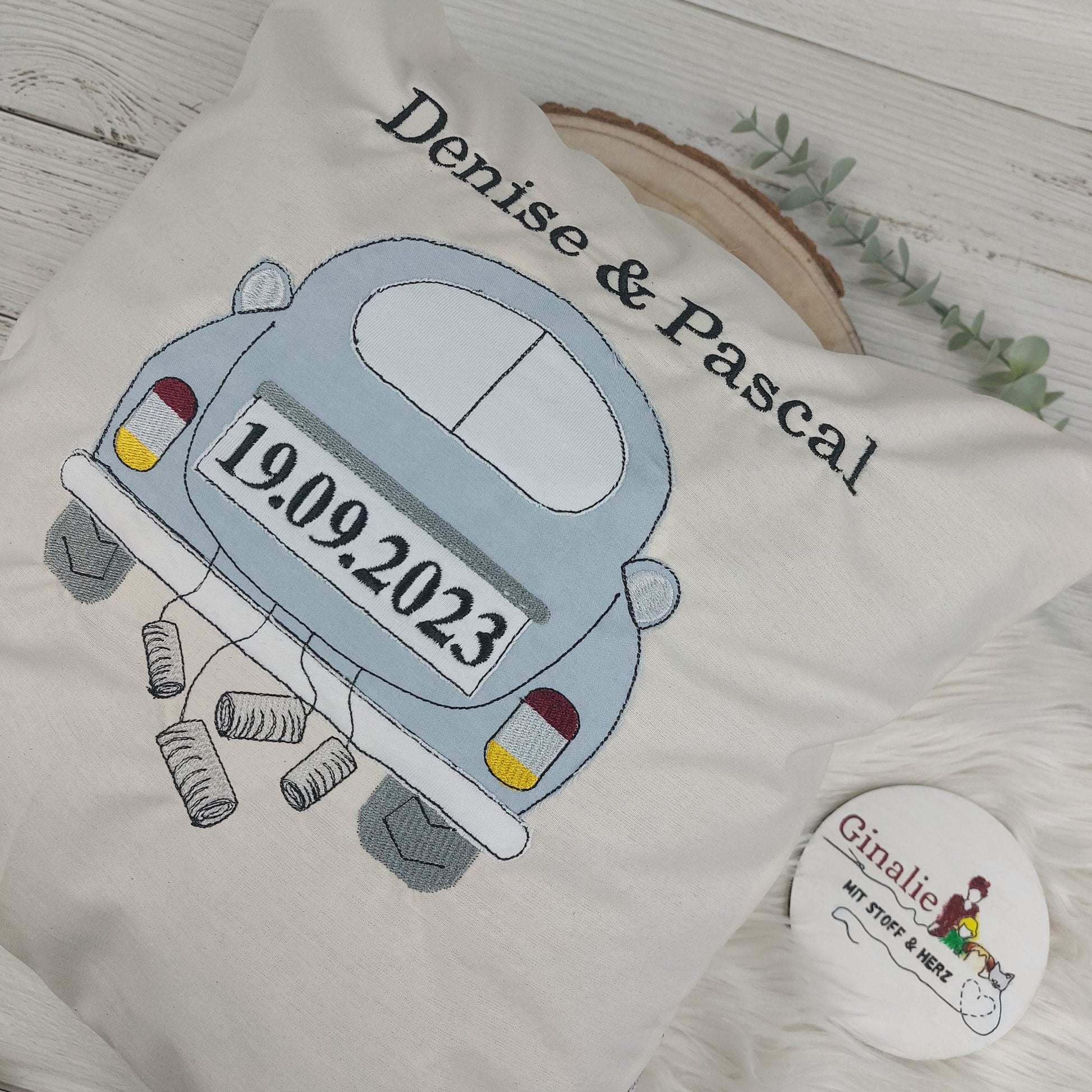 Hochzeitskissen mit Namen