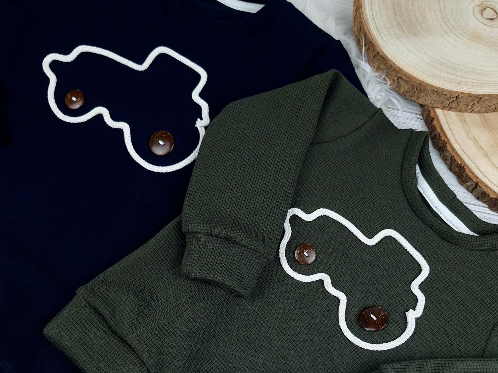 Pullover Traktor • Waffeljersey Baby & Kind