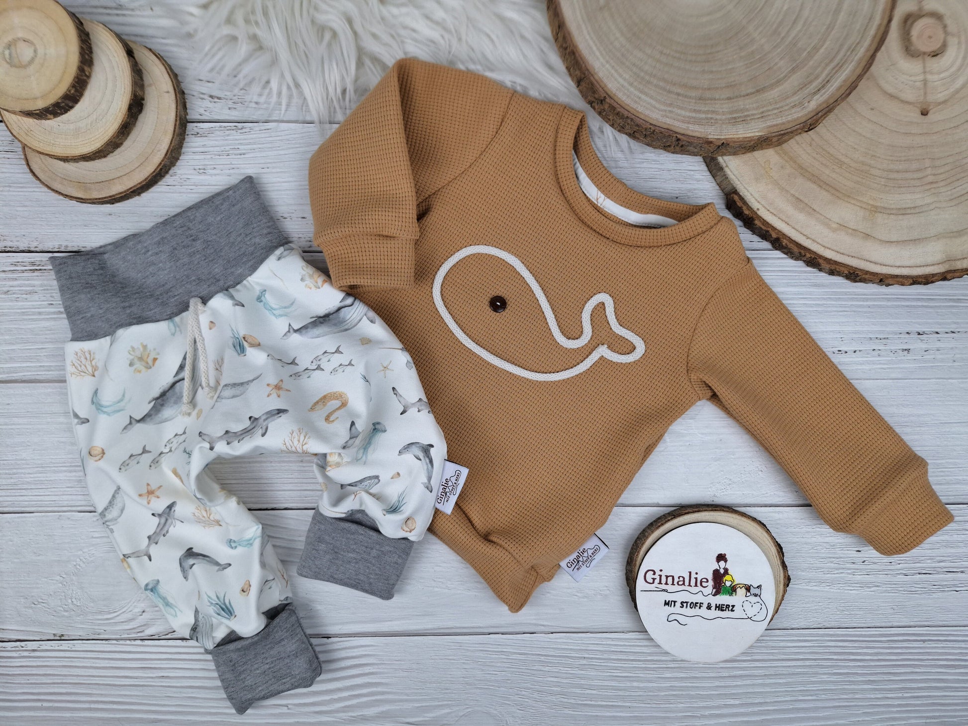 Meerestiere Set • Pullover & Hose