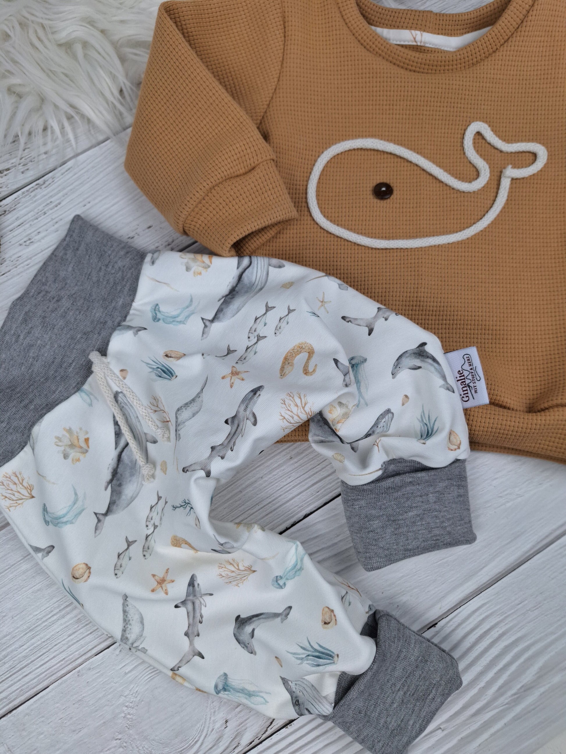Meerestiere Set • Pullover & Hose