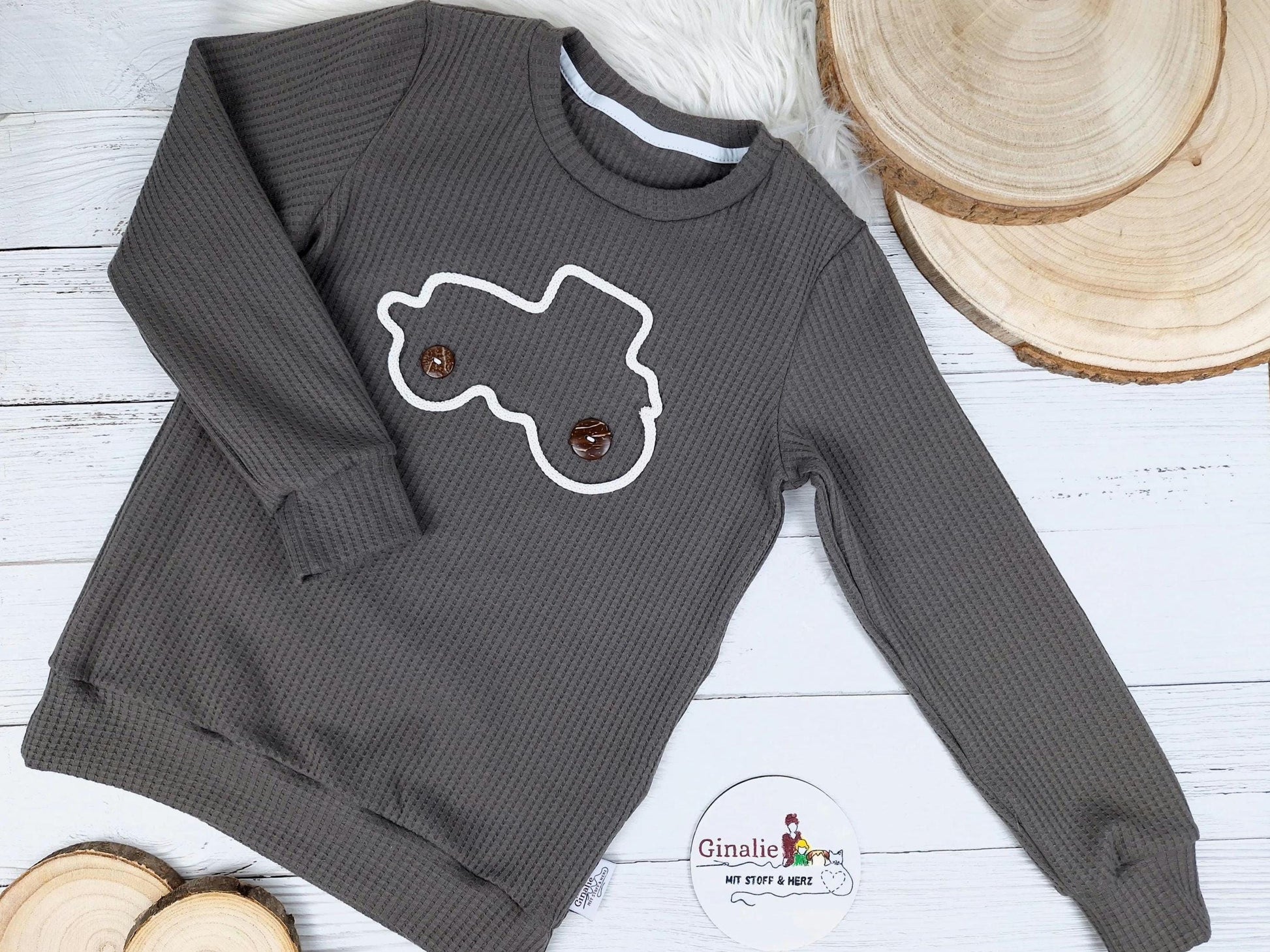 Pullover Traktor • Waffeljersey Baby & Kind