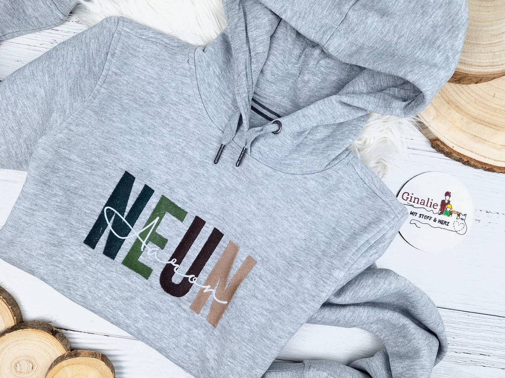 Geburtstags-Hoodie • Name & Zahl