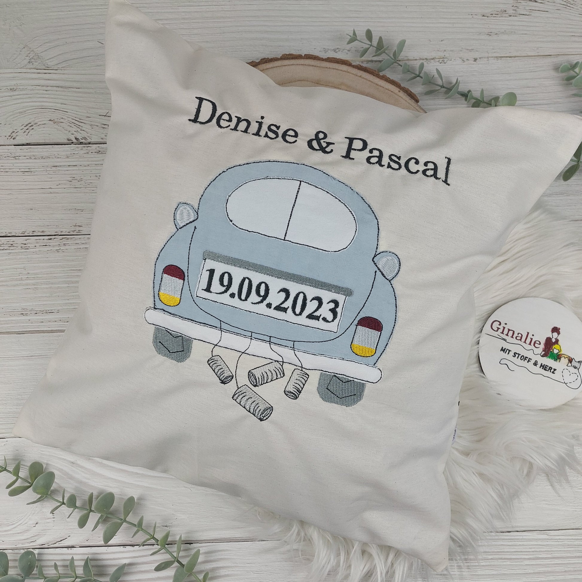 Hochzeitskissen mit Namen