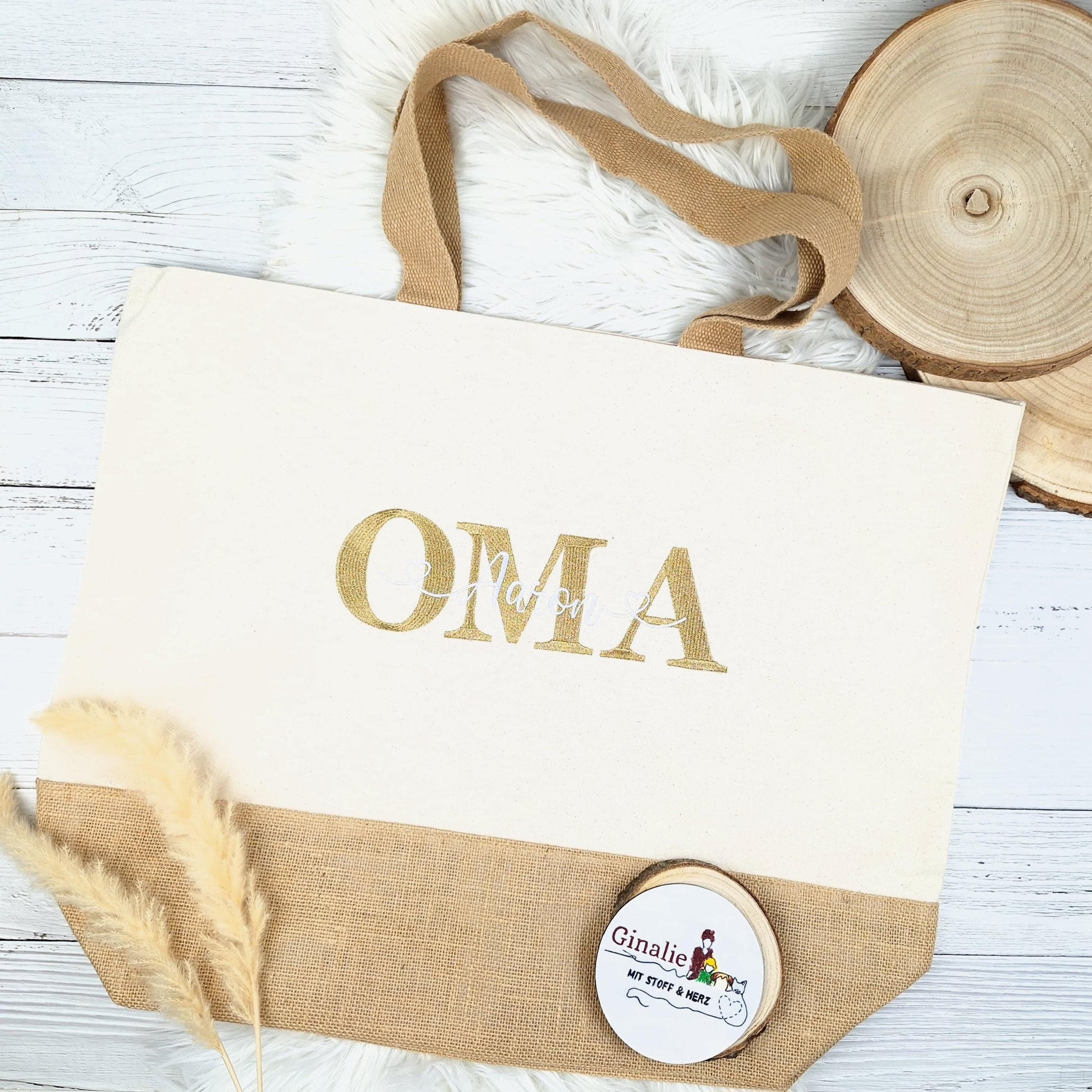 Personalisierte Jute-Tasche