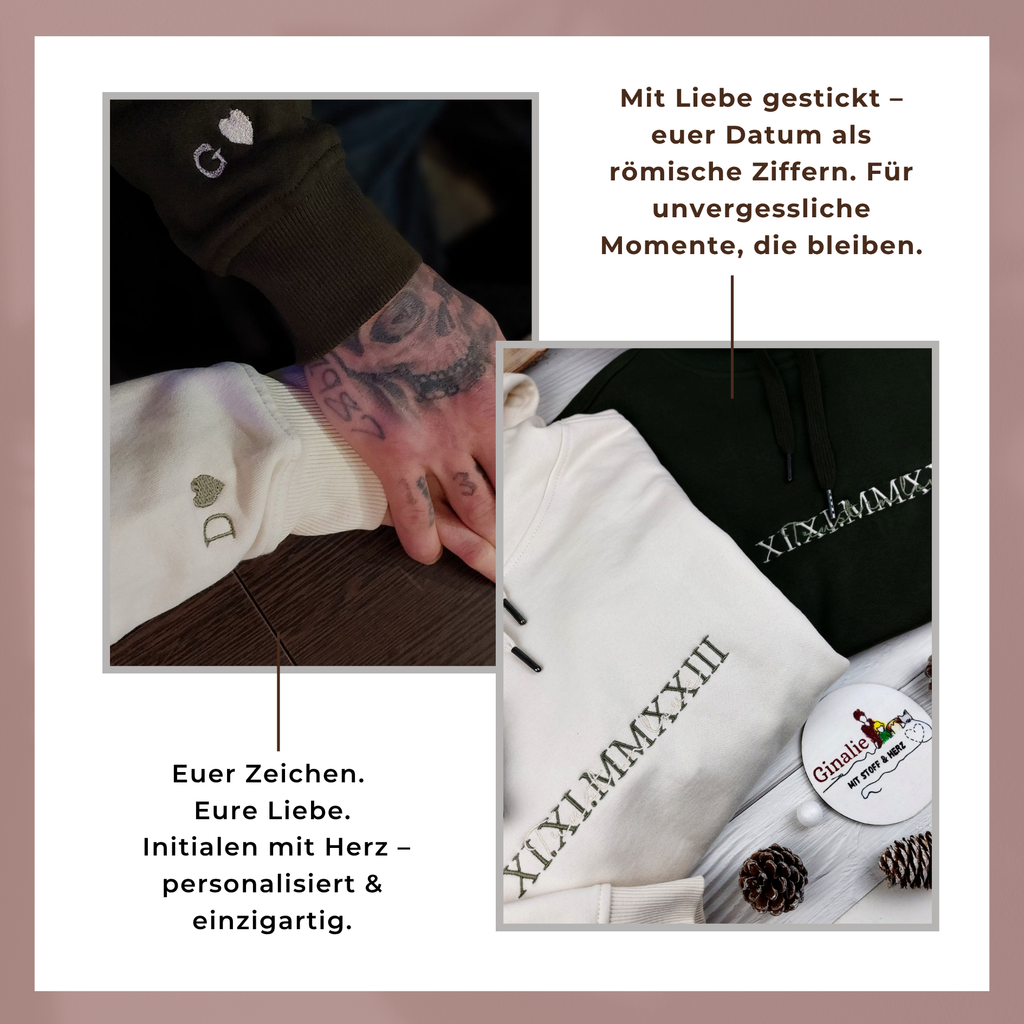 Personalisierter Pärchen Hoodie