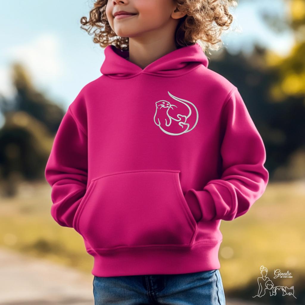 Otter Kinder Hoodie personalisiert