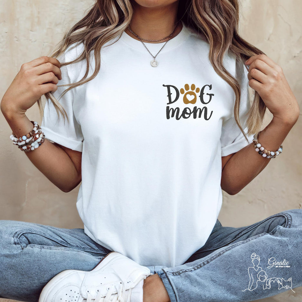 Dog Mom Shirt - Sweatshirt - Hoodie DG04 • besticktes Hunde Mama Oberteil