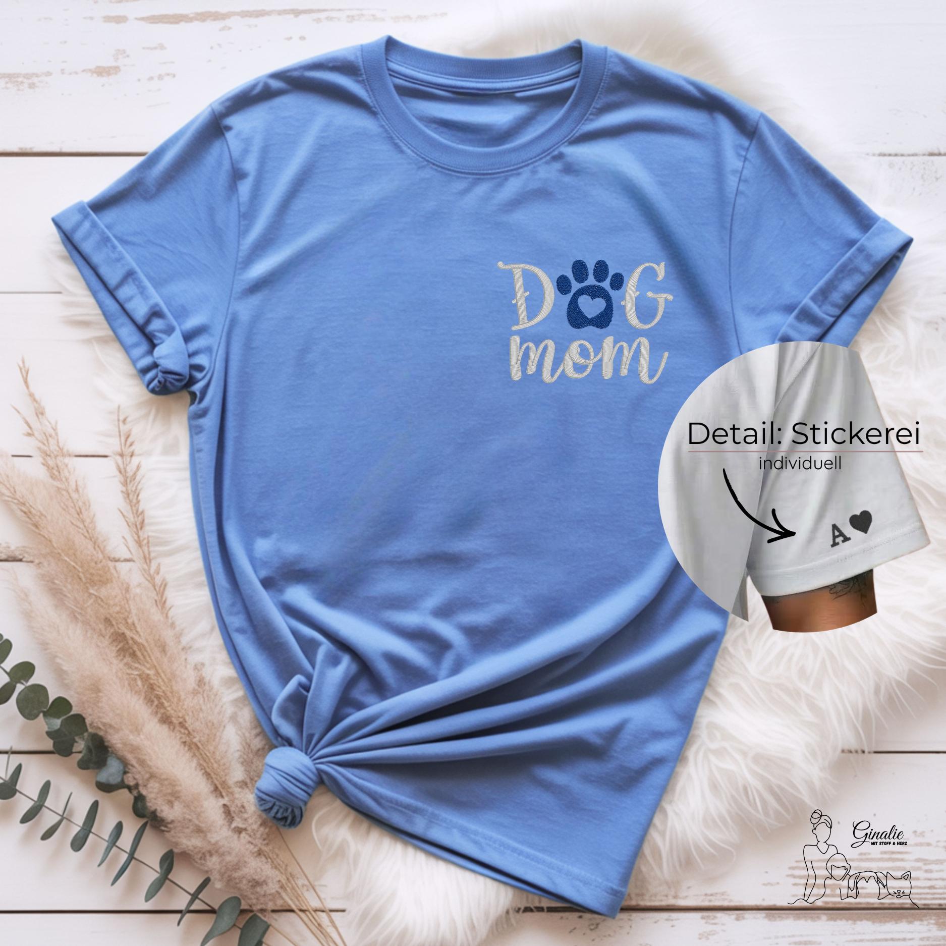 Dog Mom Shirt - Sweatshirt - Hoodie DG04 • besticktes Hunde Mama Oberteil