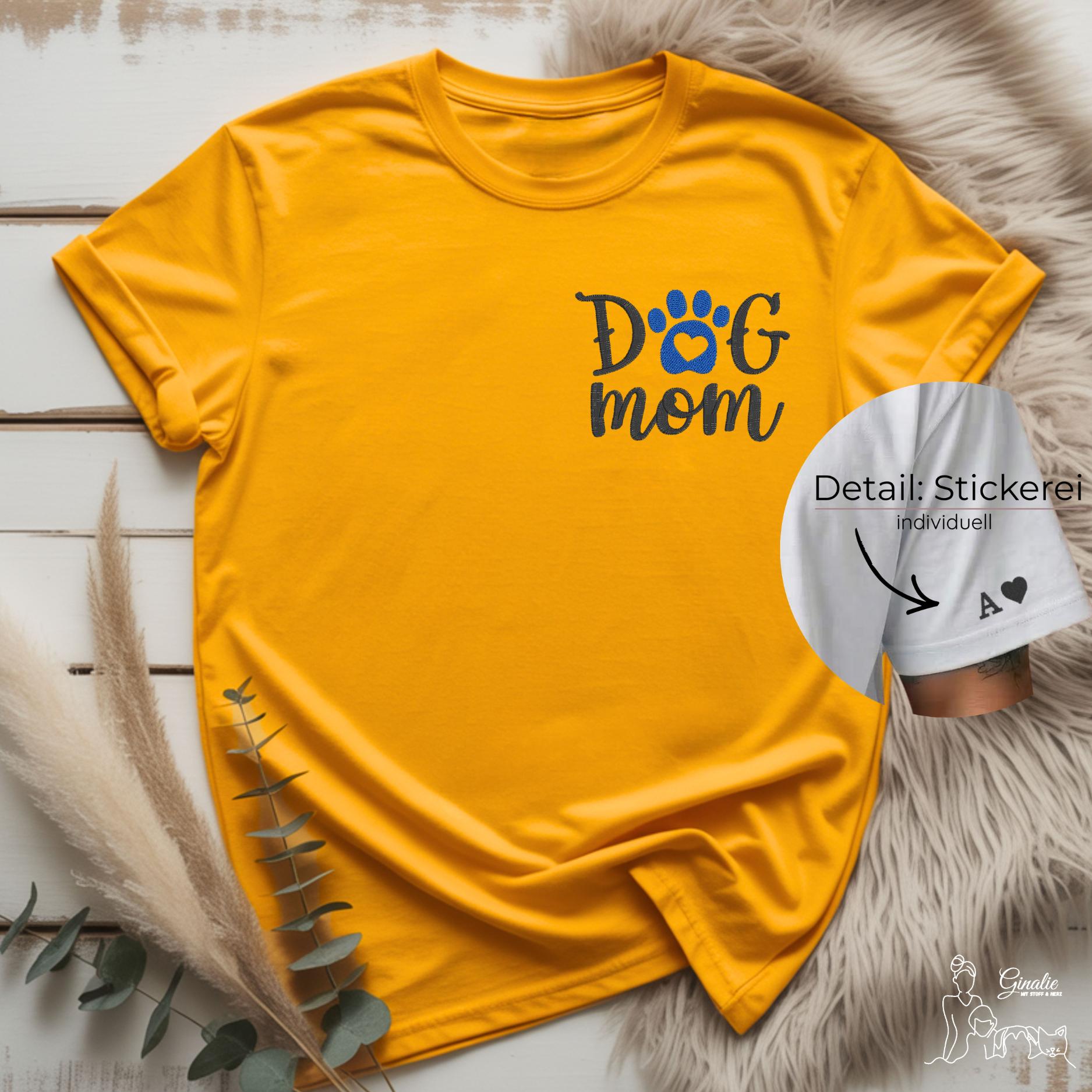 Dog Mom Shirt - Sweatshirt - Hoodie DG04 • besticktes Hunde Mama Oberteil