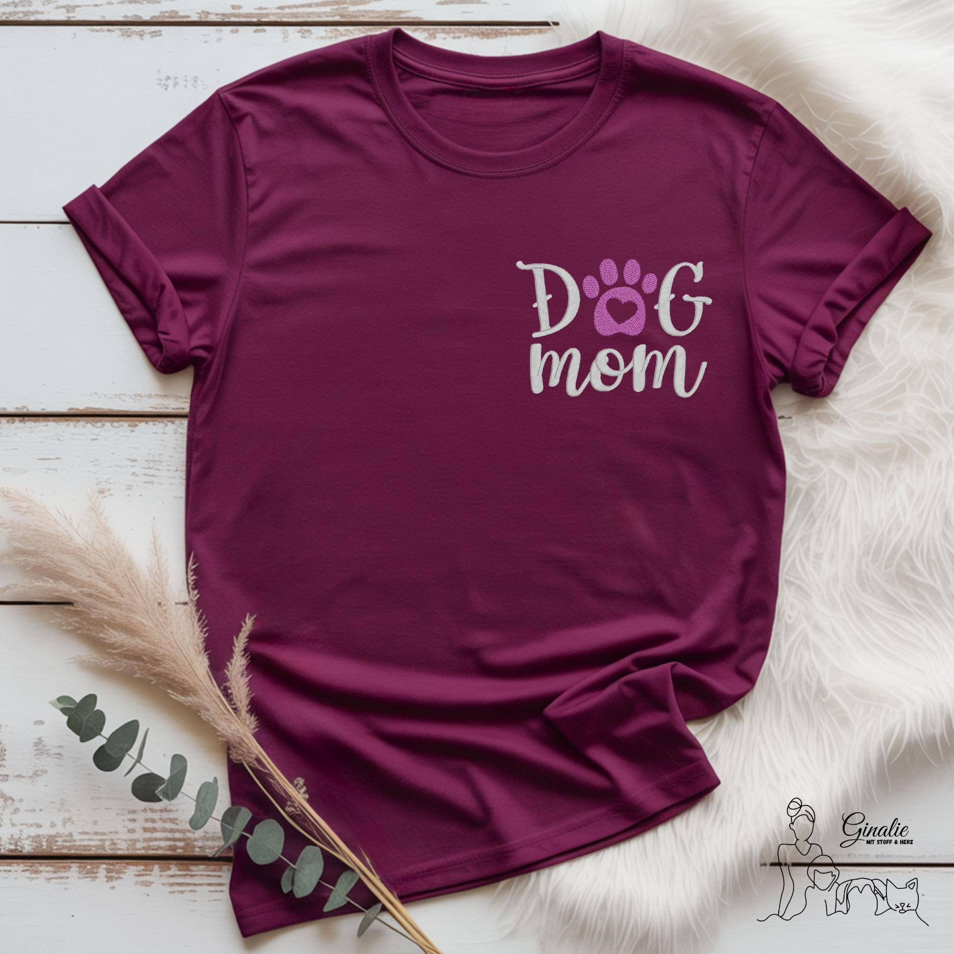 Dog Mom Shirt - Sweatshirt - Hoodie DG04 • besticktes Hunde Mama Oberteil