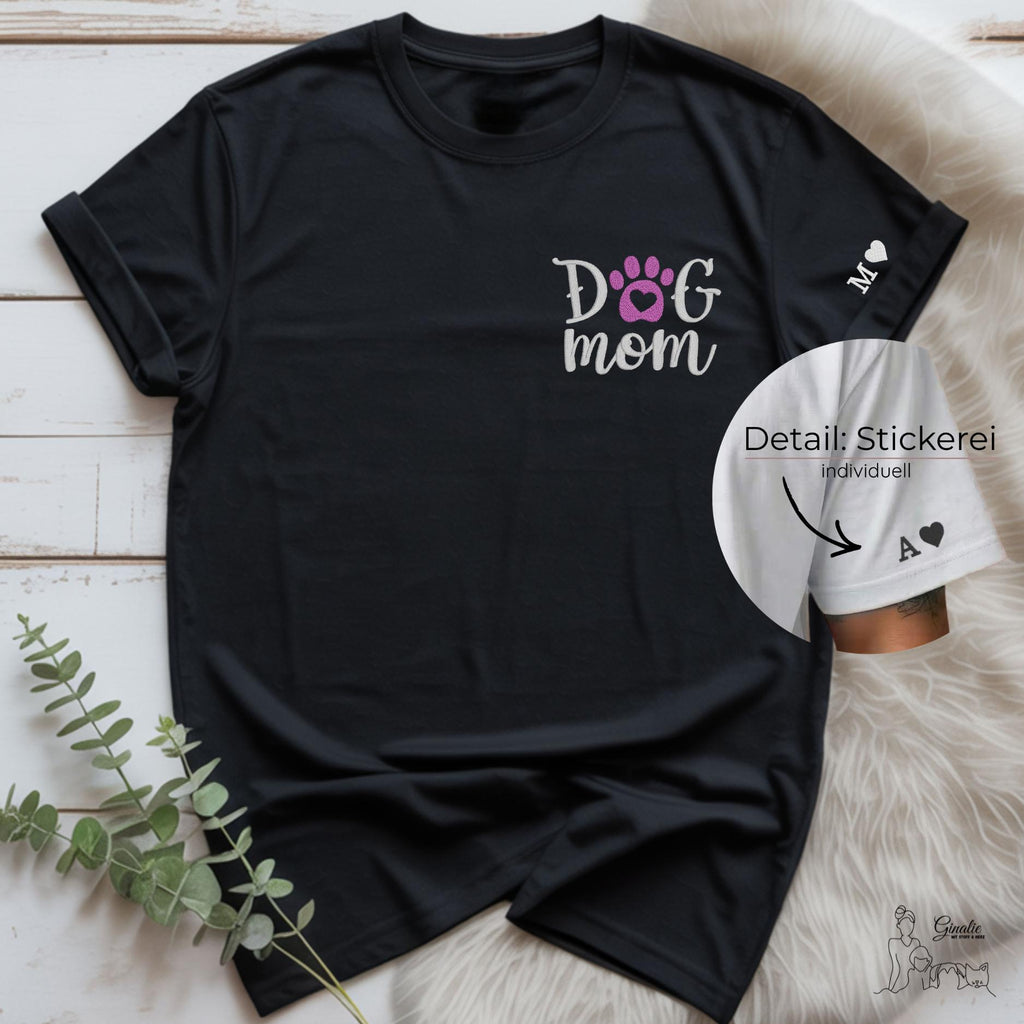 Dog Mom Shirt - Sweatshirt - Hoodie DG04 • besticktes Hunde Mama Oberteil