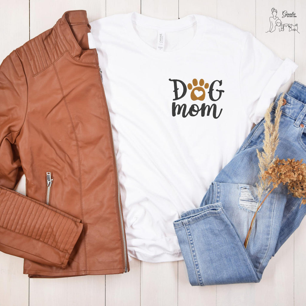 Dog Mom Shirt - Sweatshirt - Hoodie DG04 • besticktes Hunde Mama Oberteil