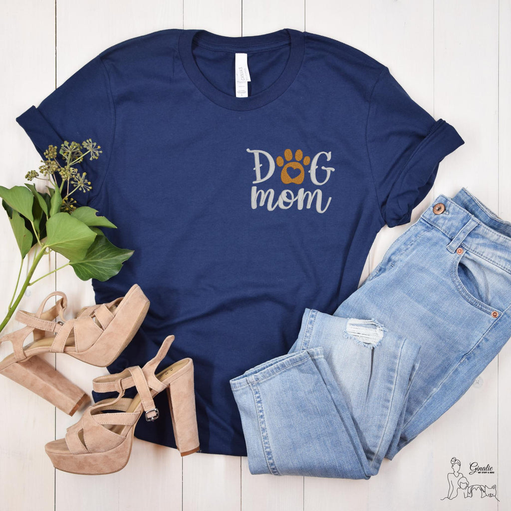 Dog Mom Shirt - Sweatshirt - Hoodie DG04 • besticktes Hunde Mama Oberteil