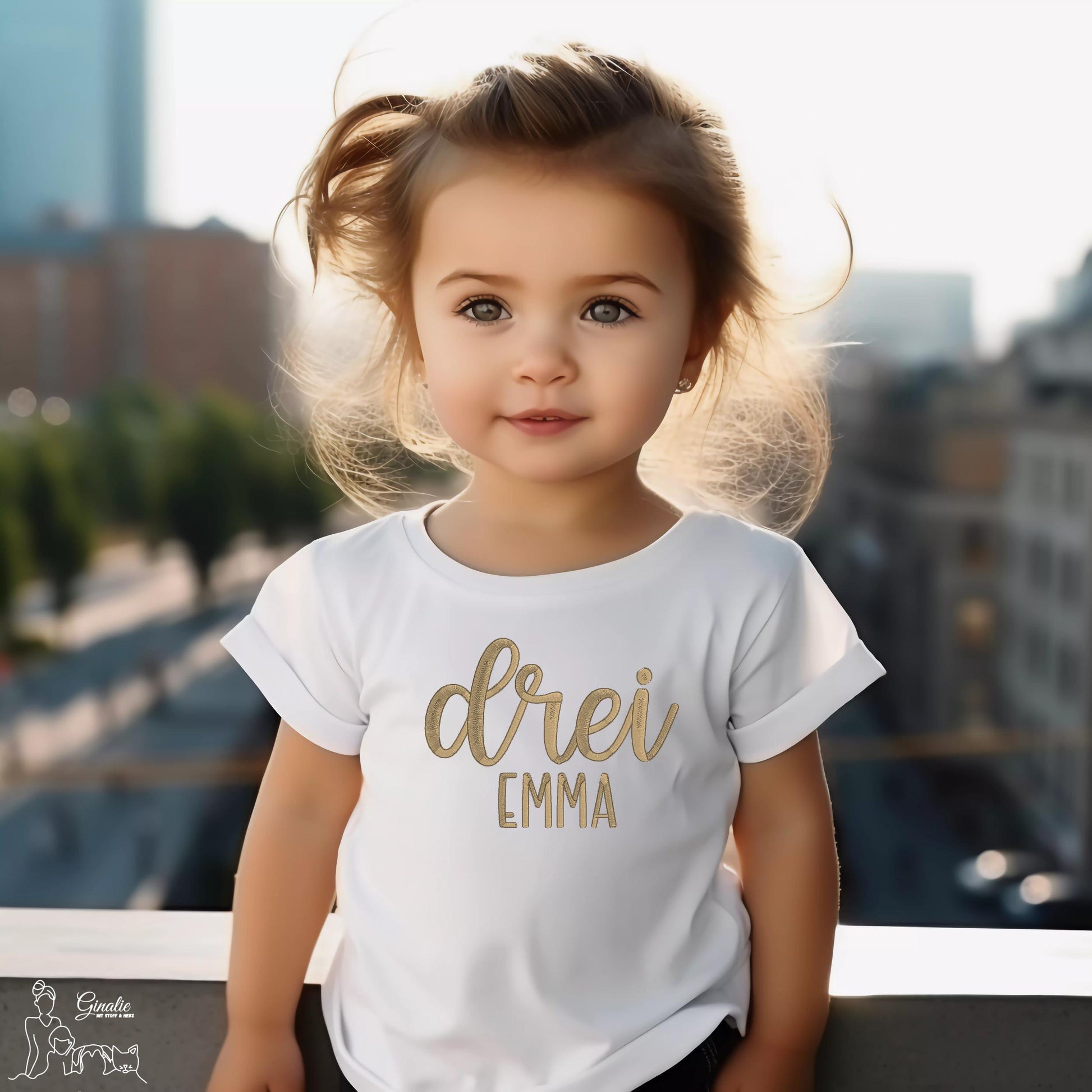 Kinder T-Shirt Geburtstag GEB03 • personalisiert Name & Zahl