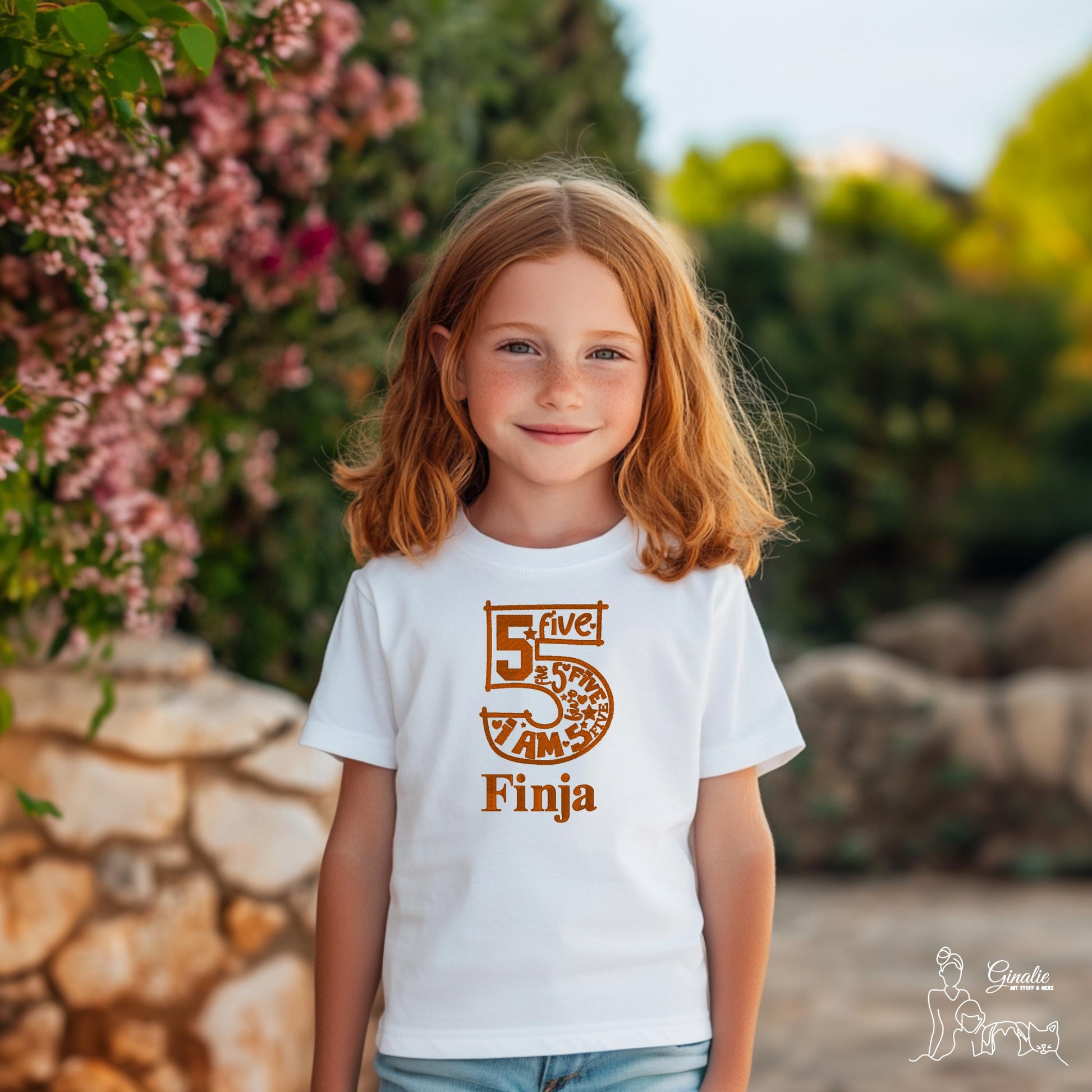 Kinder T-Shirt GEB04 • Geburtstagszahl & Namen