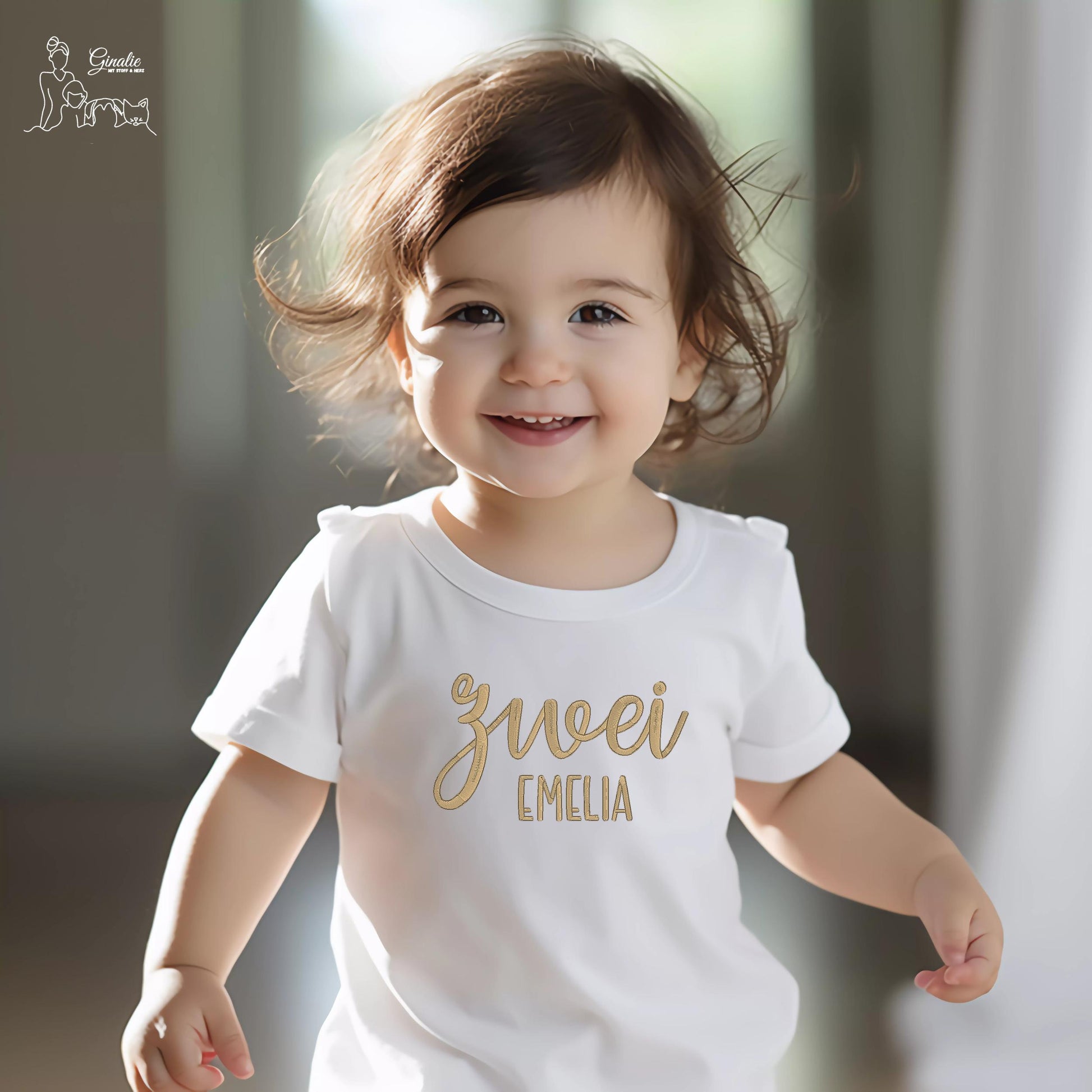 Kinder T-Shirt Geburtstag GEB03 • personalisiert Name & Zahl