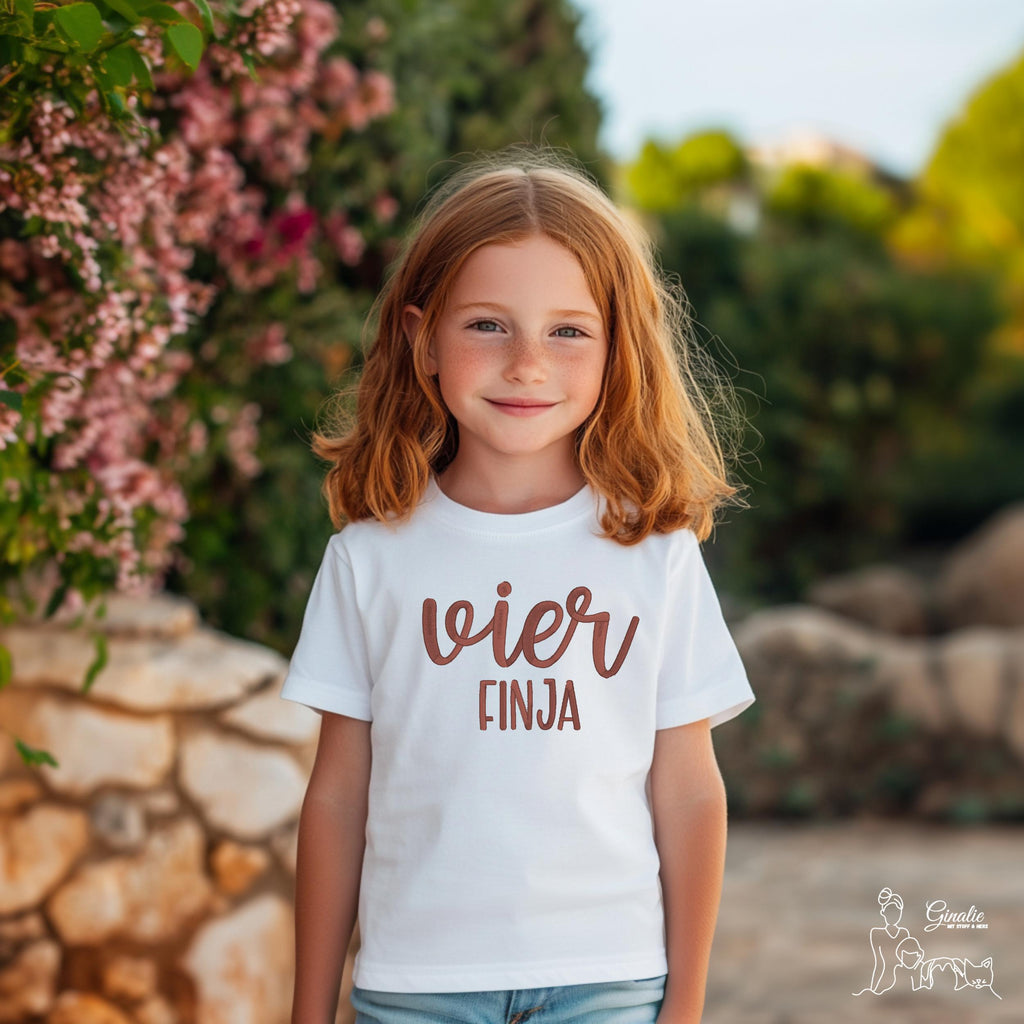Kinder T-Shirt Geburtstag GEB03 • personalisiert Name & Zahl