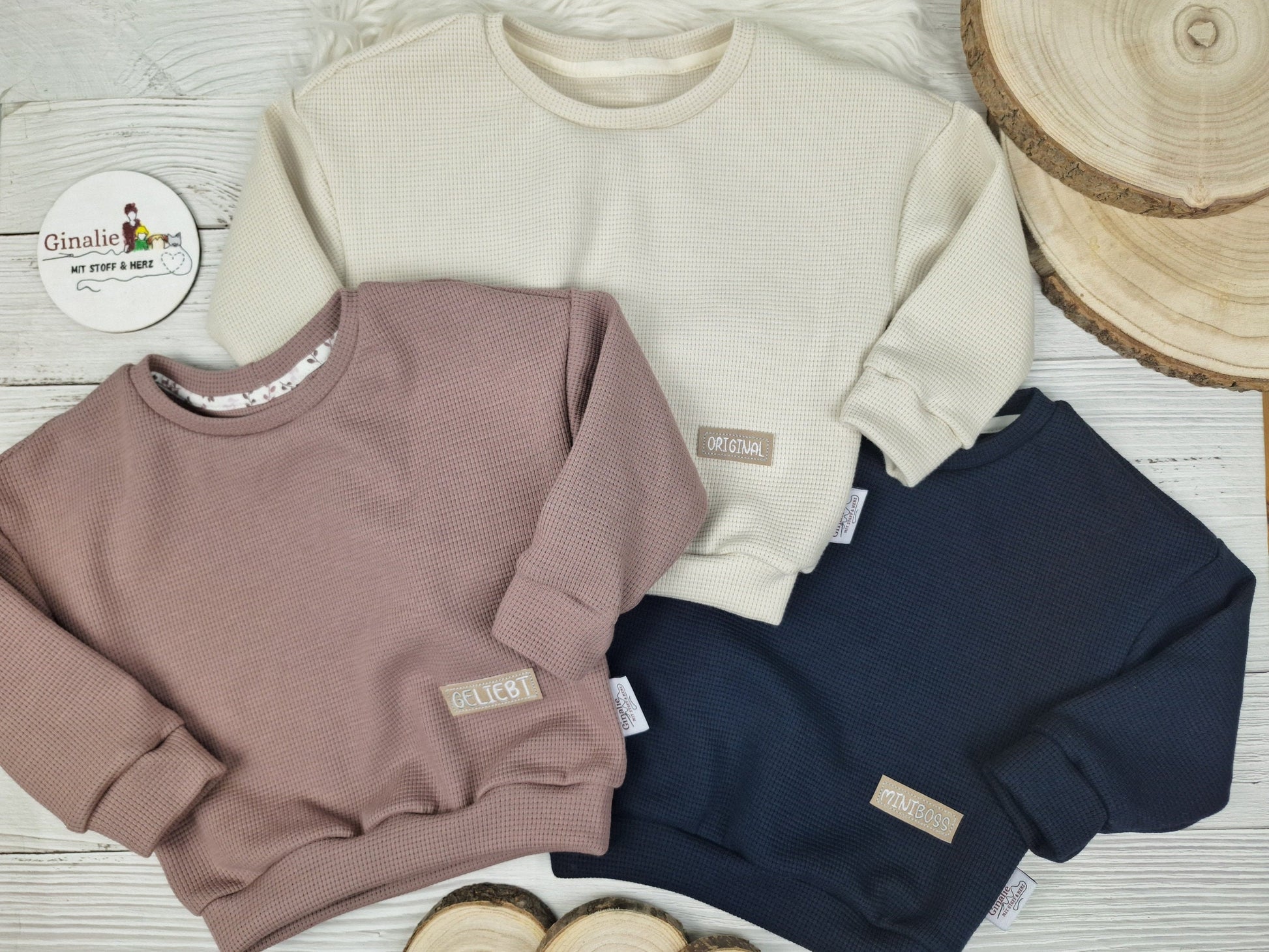 Oversize Pullover • Waffeljersey