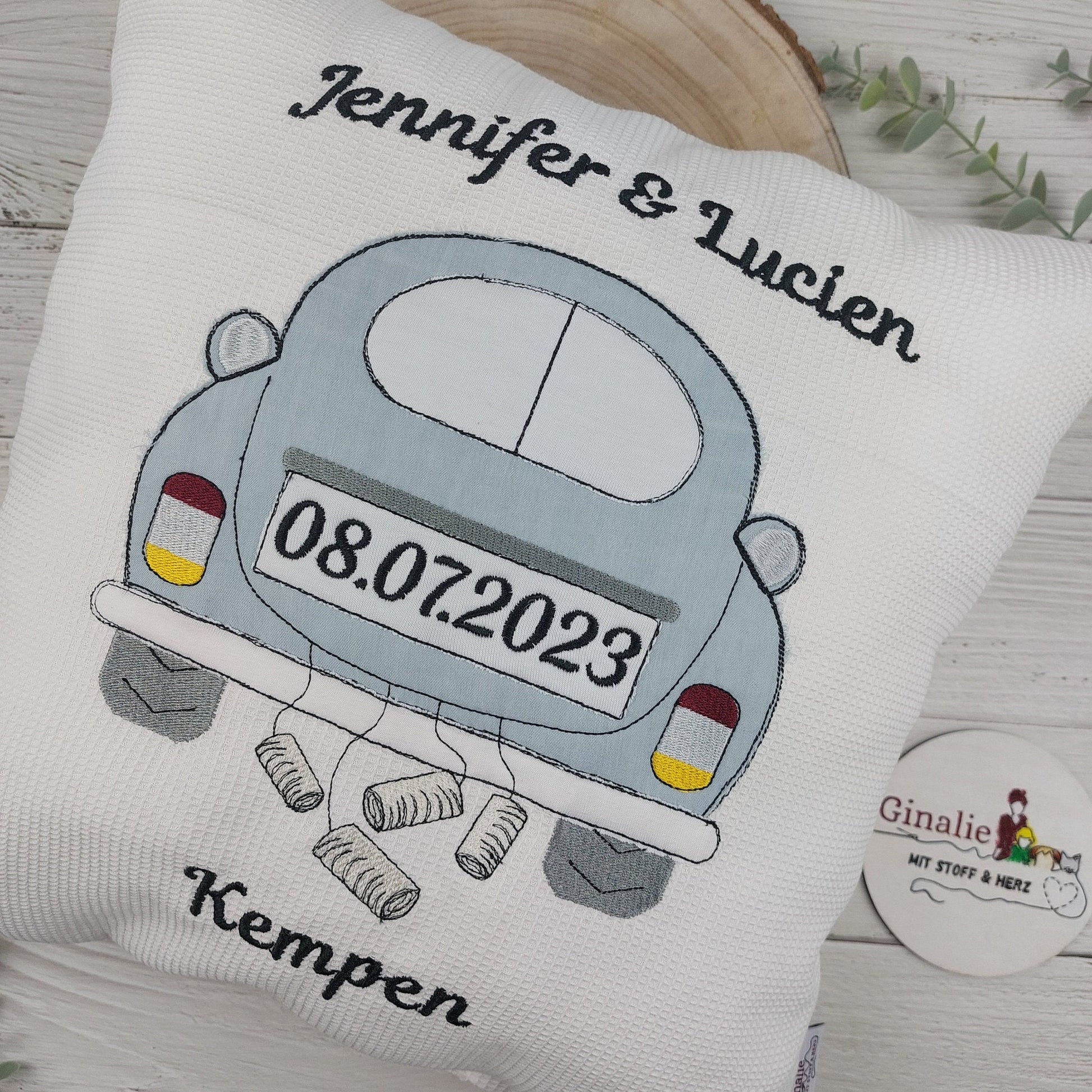 Hochzeitskissen mit Namen