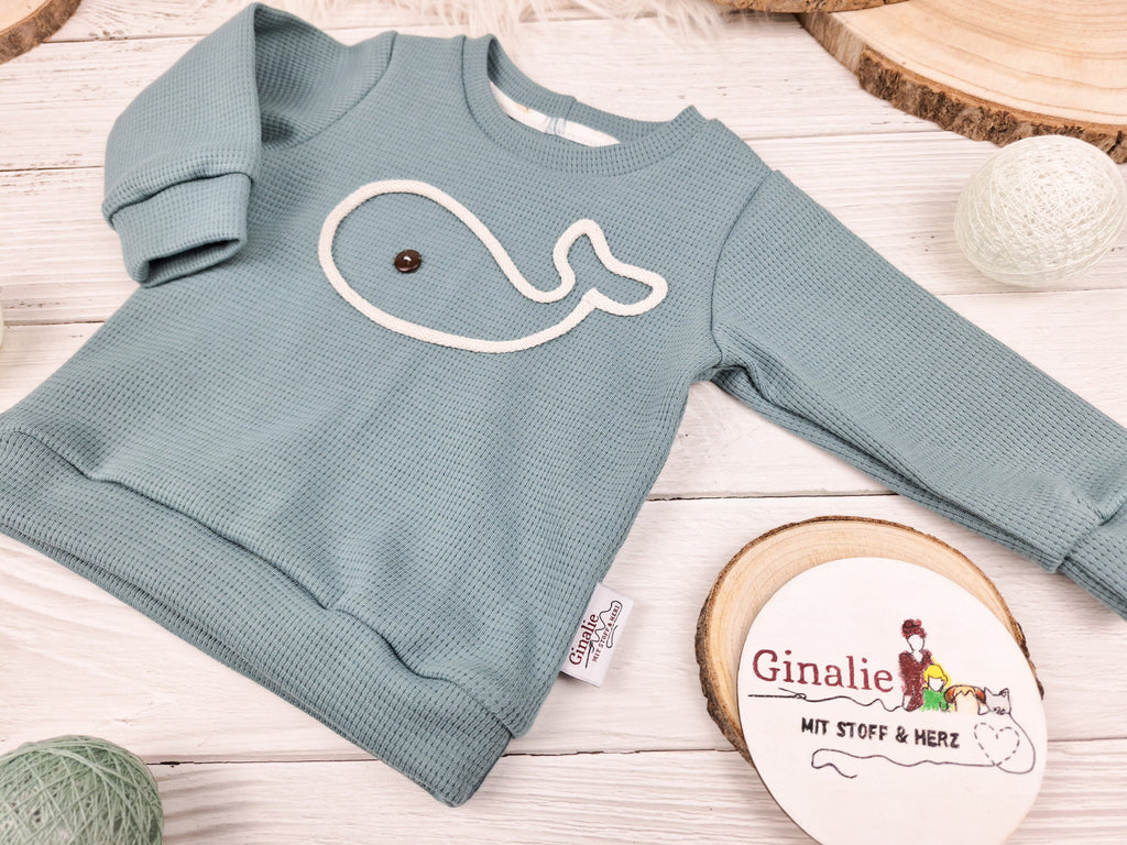 Babyset Meerestiere • Pullover & Hose handmade