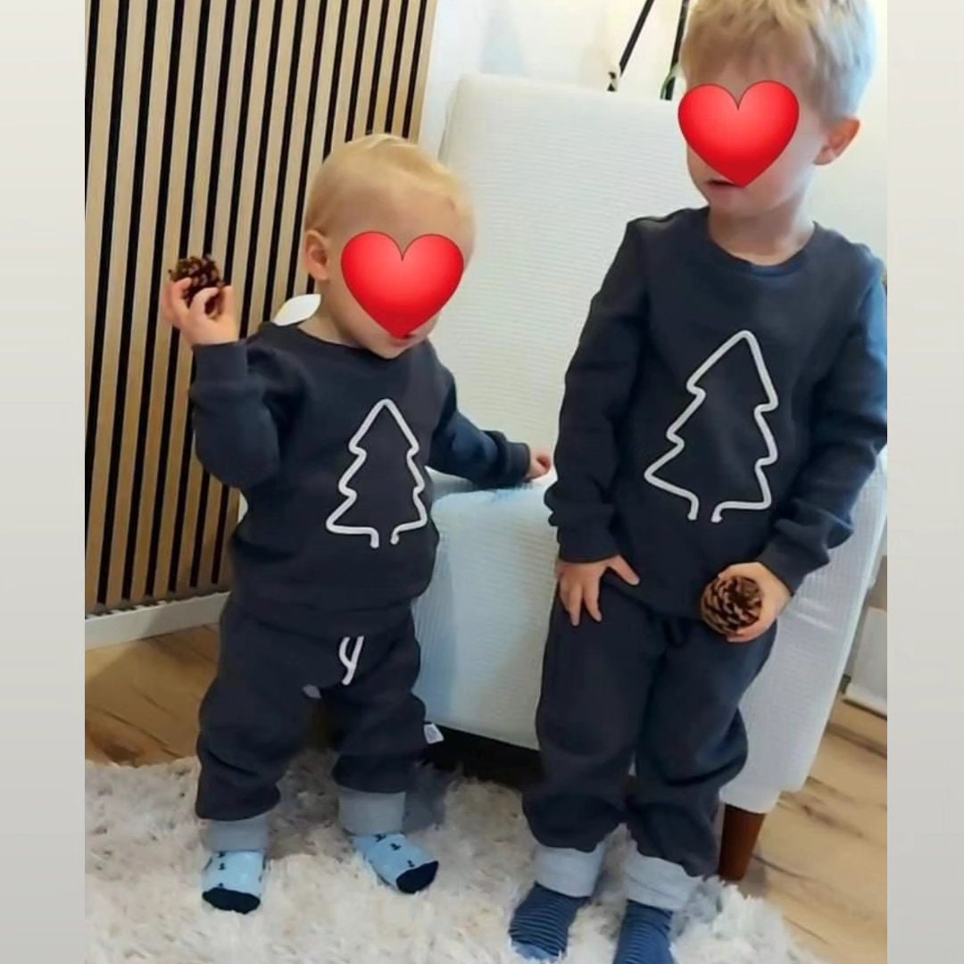 Weihnachts-Kordelpullover für Kinder • festliche Applikationen aus Kordel