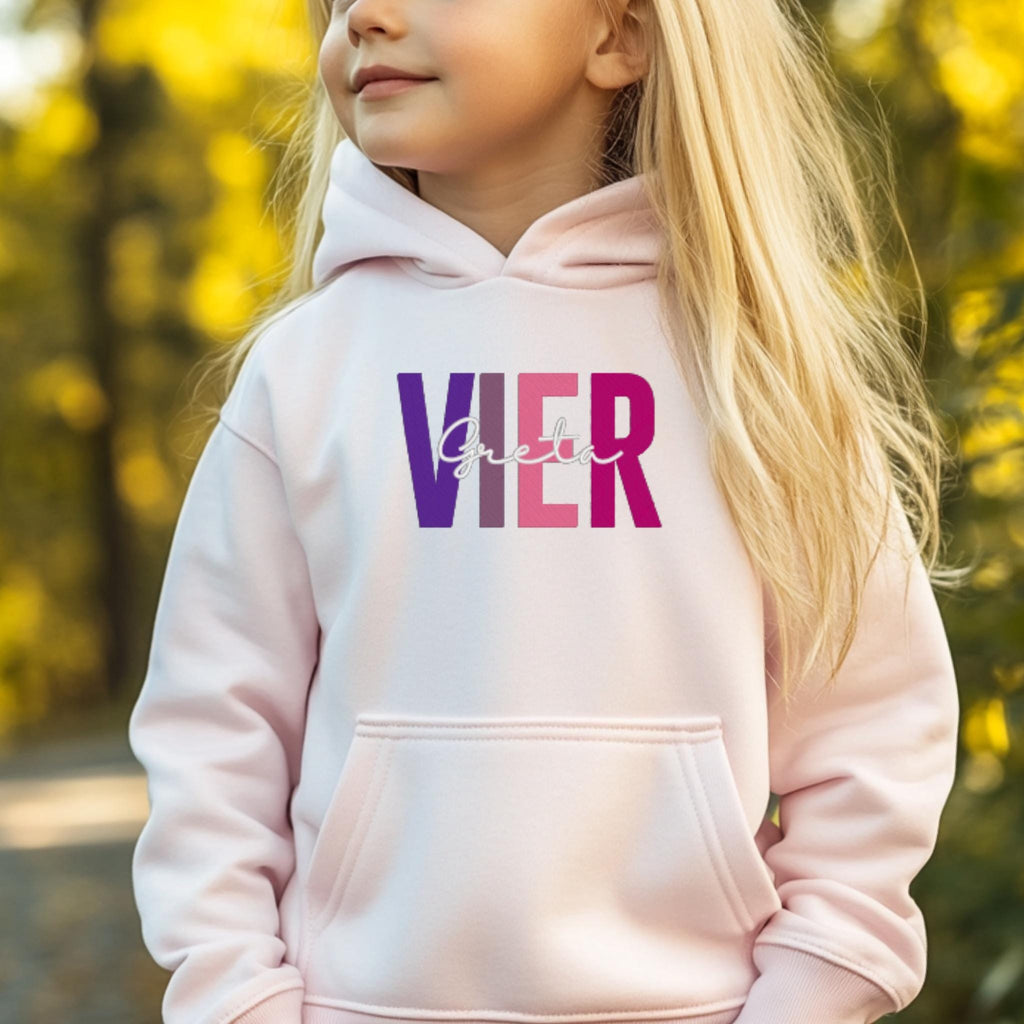 Geburtstags-Hoodie • Name & Zahl