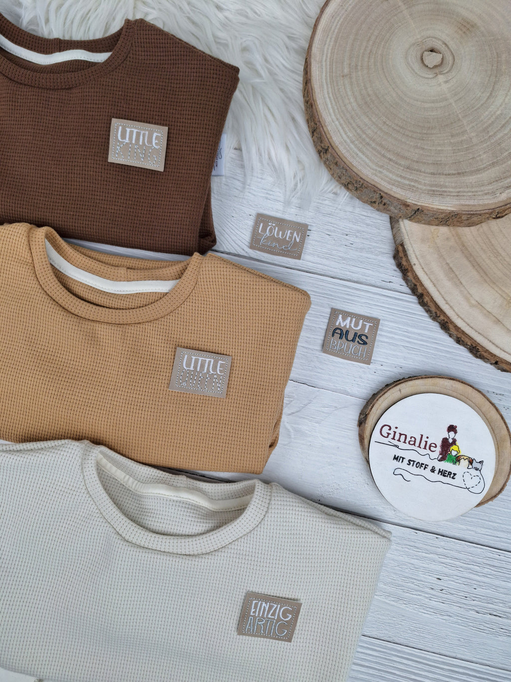 Oversize Pullover aus Waffeljersey