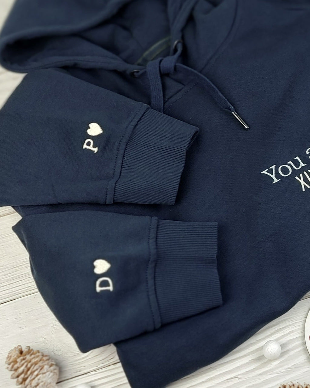 Partner Hoodie • personalisiert mit Namen & Datum • 10 € Rabatt bei 2 Stück
