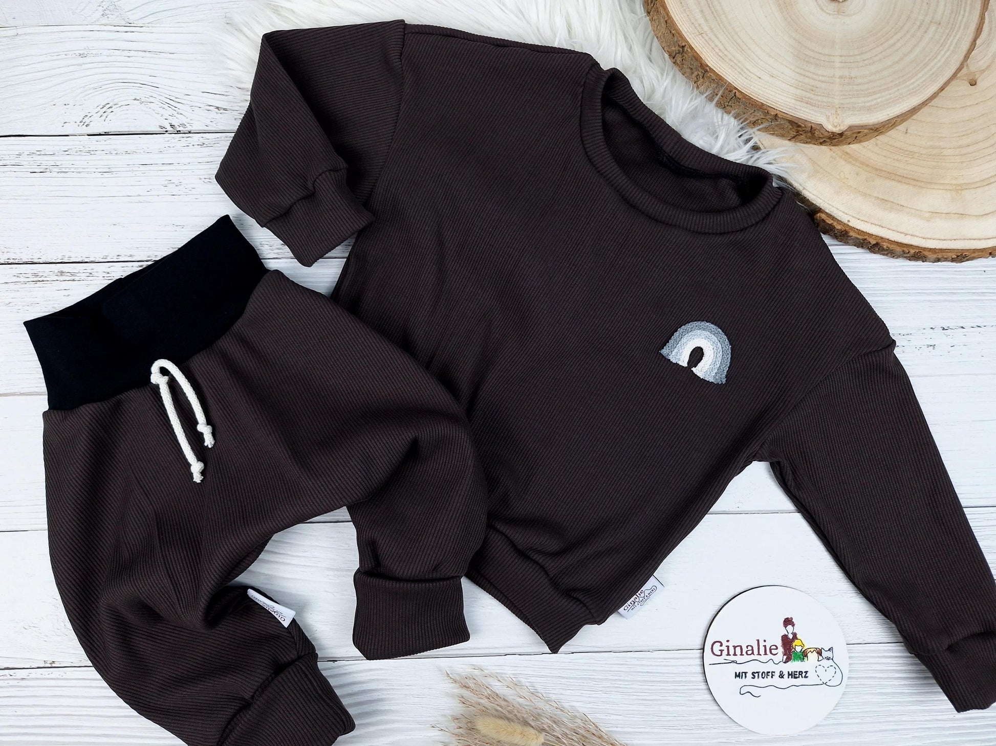 Beanie & Loop-Schal • Rainbow