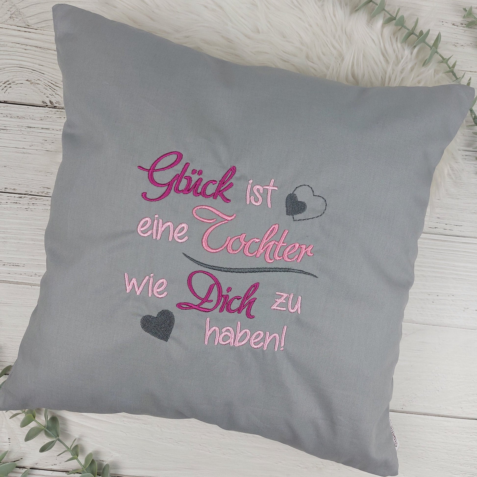 Geschenkidee Kissen • Personalisiert für Mama oder Papa