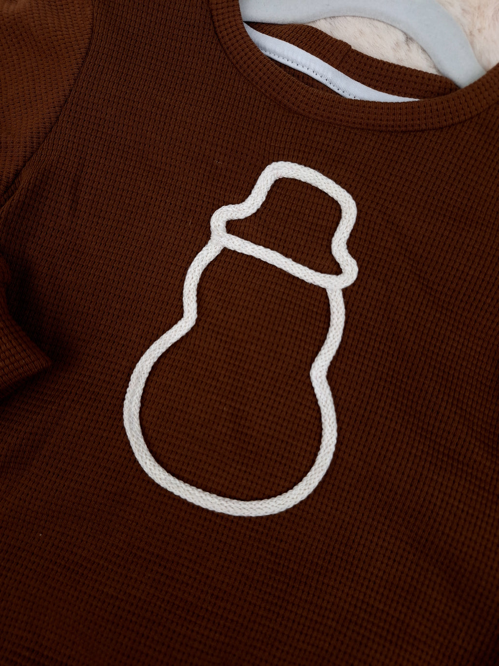 Sofortkauf Schneemann Pullover Braun Gr. 92