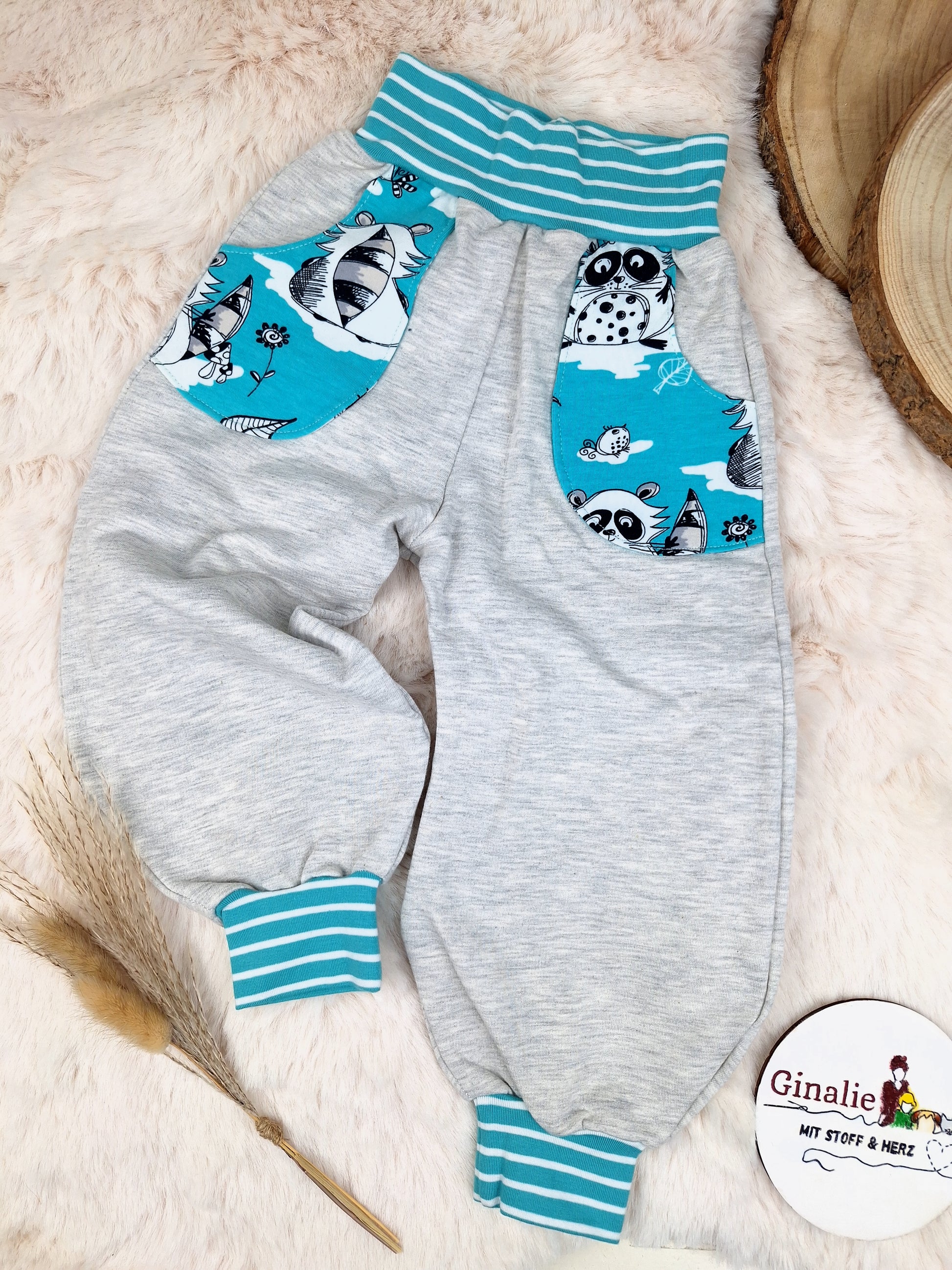 Sofortkauf Waschbären Pumphose Baby Gr. 80, 92